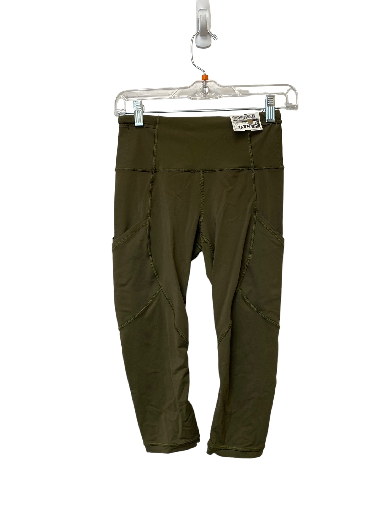 Athletic Capris By Lululemon Size: 4