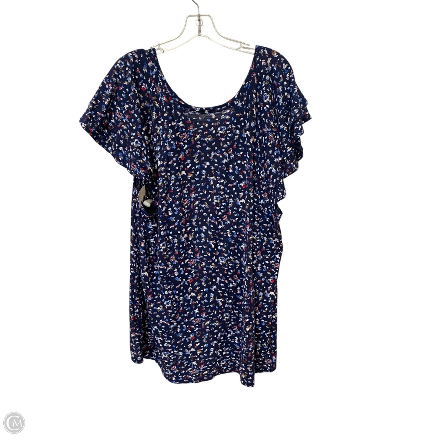 Top Short Sleeve By Lane Bryant In Floral Print, Size: 2x
