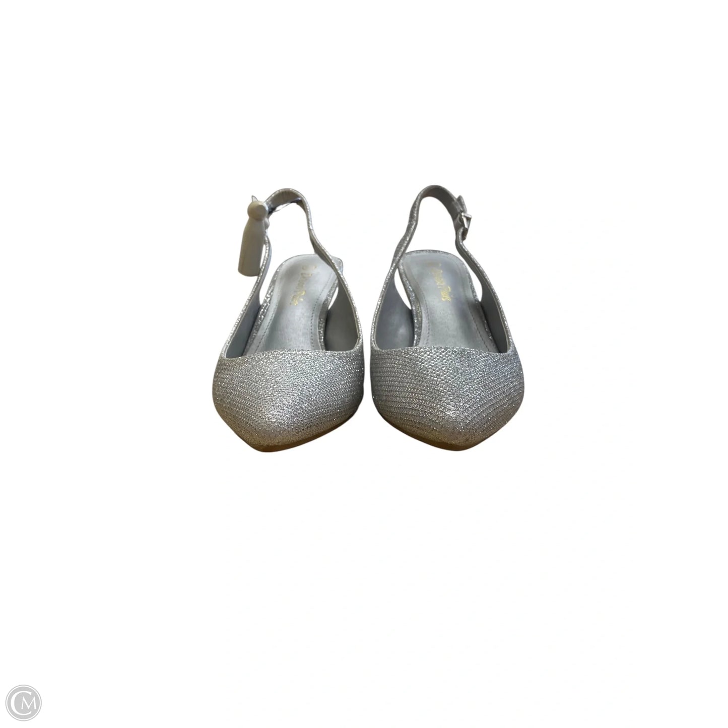 Shoes Heels Kitten By Dream Pairs In Silver, Size: 6.5