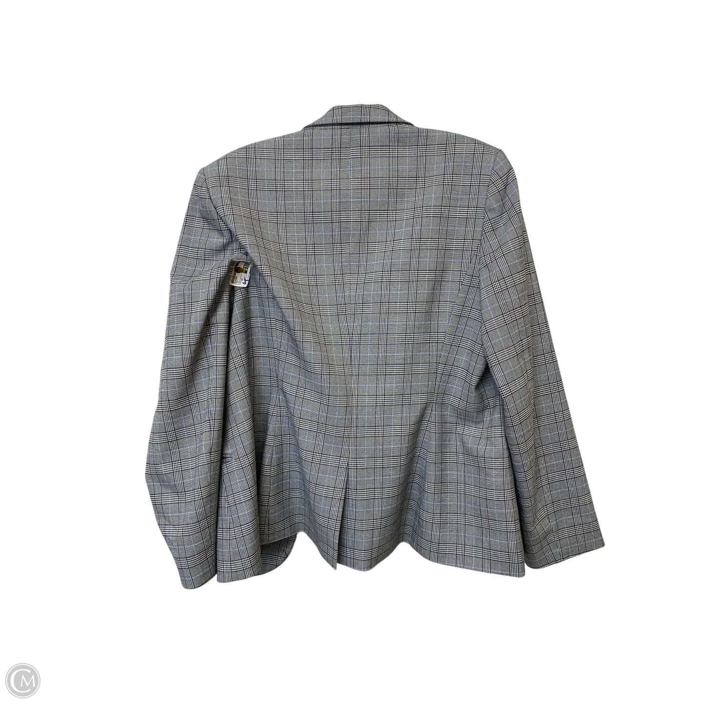 Blazer By Calvin Klein In Grey, Size: 14