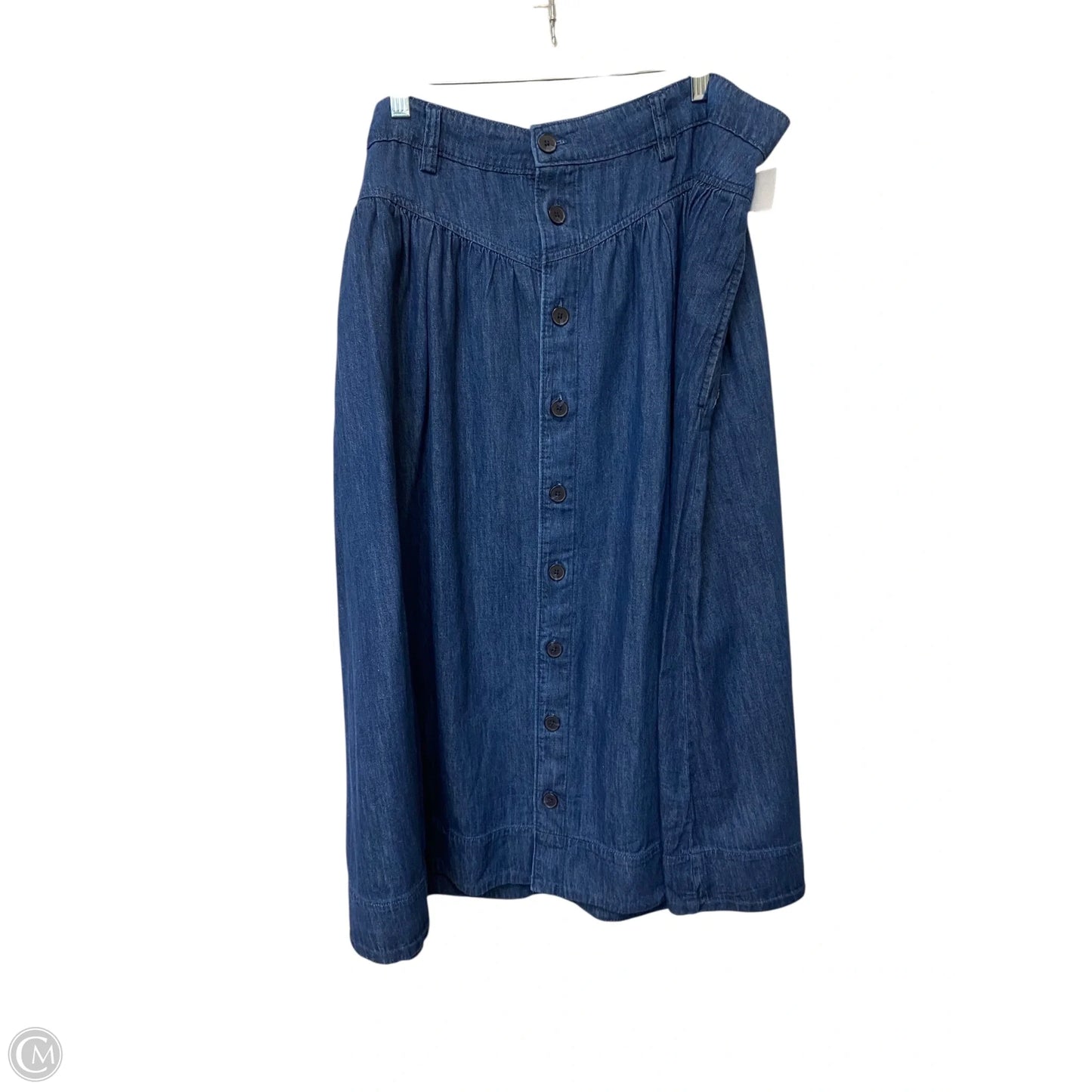 Skirt Maxi By Gap In Blue Denim, Size: 18