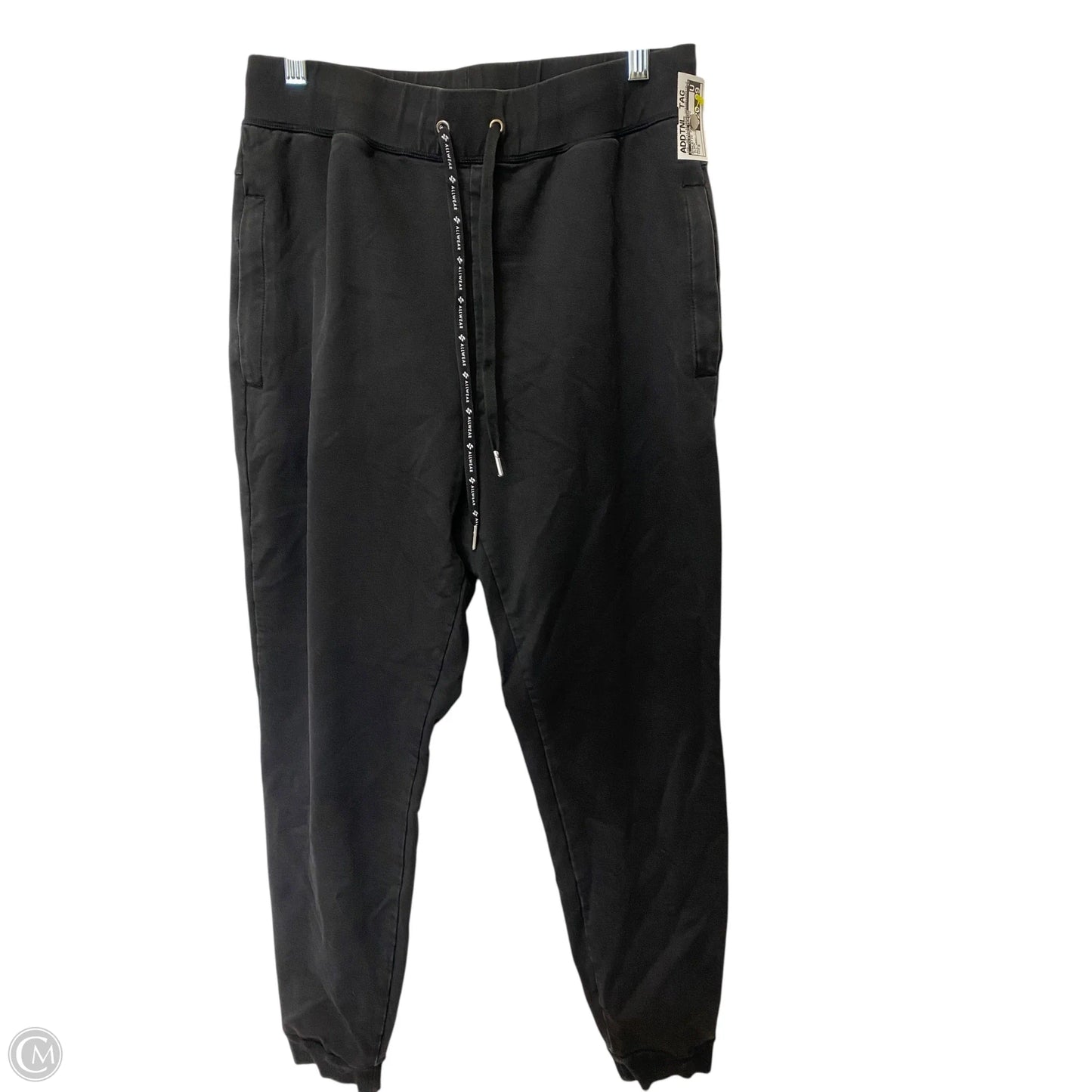 Athletic Pants 2pc By Clothes Mentor In Black, Size: S