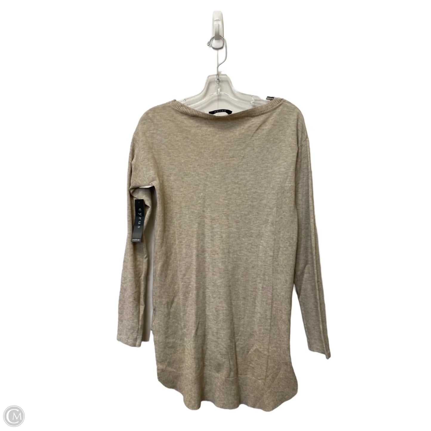 Top Long Sleeve By Cyrus In Tan, Size: Xs