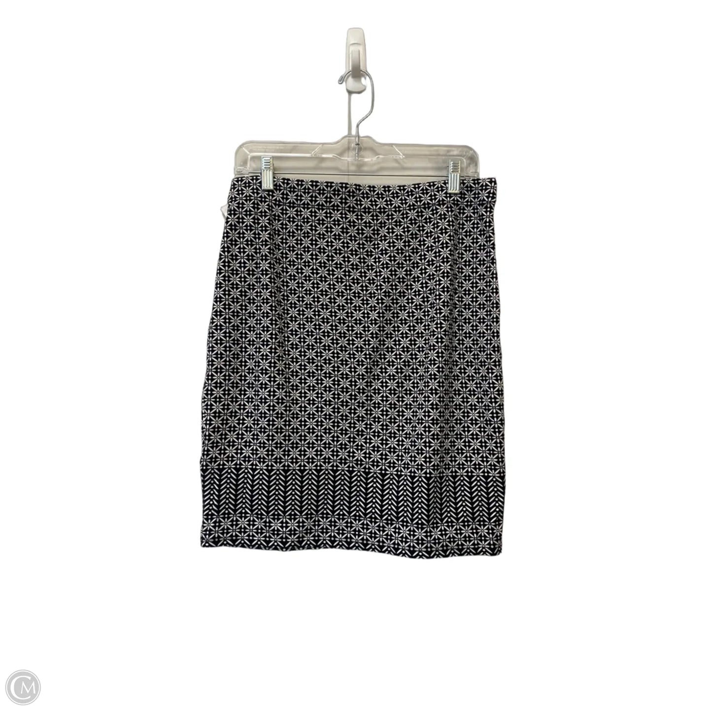 Skirt Mini & Short By Max Studio In Black & White, Size: M