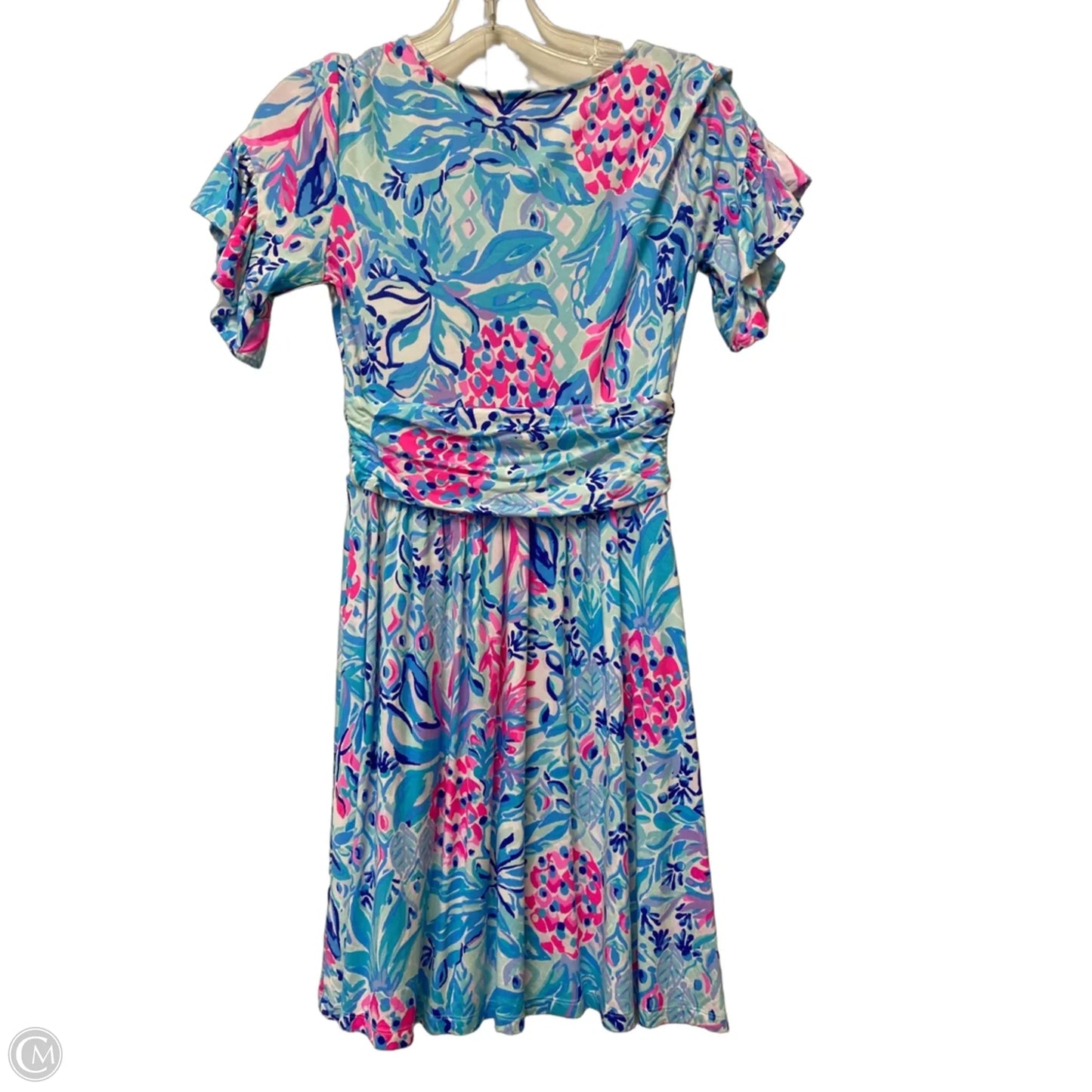 Dress Designer By Lilly Pulitzer In Blue & Pink, Size: Xs