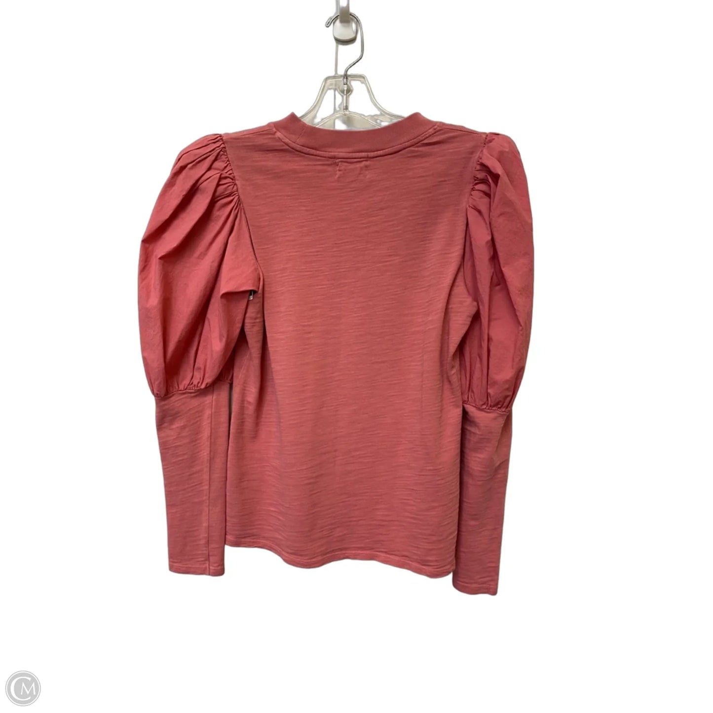 Top Long Sleeve By Nation In Pink, Size: S