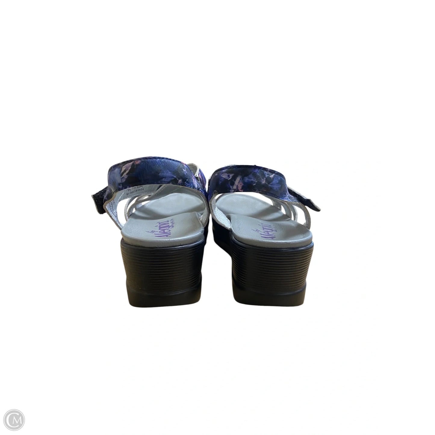 Sandals Flats By Alegria In Blue & Purple, Size: 6