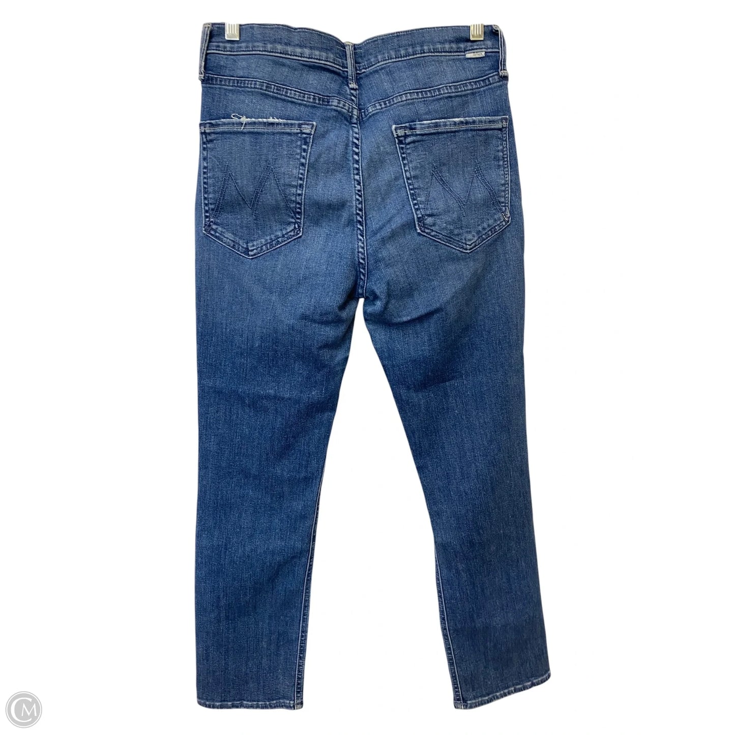 Jeans Cropped By Mother In Blue Denim, Size: 10