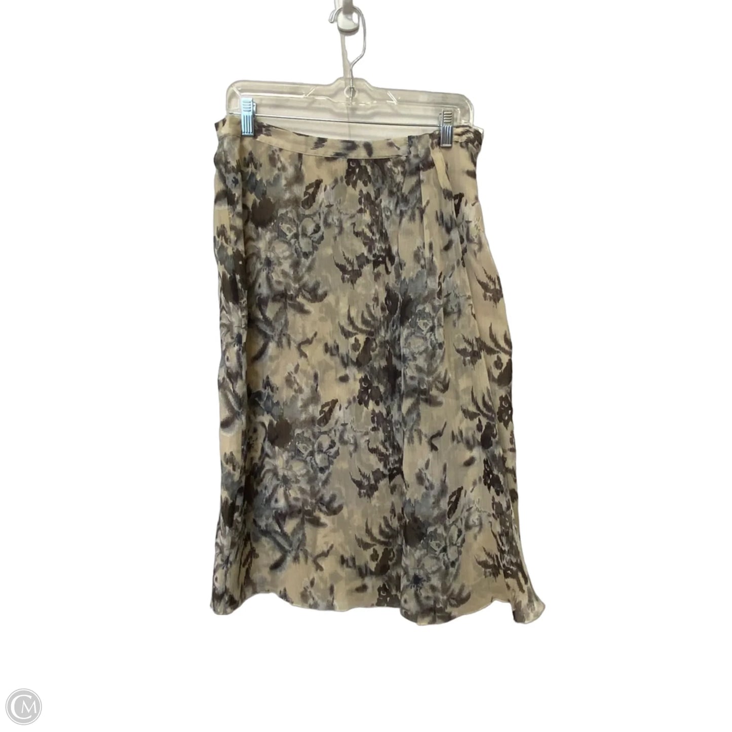 Skirt Maxi By Coldwater Creek In Black & Cream, Size: S