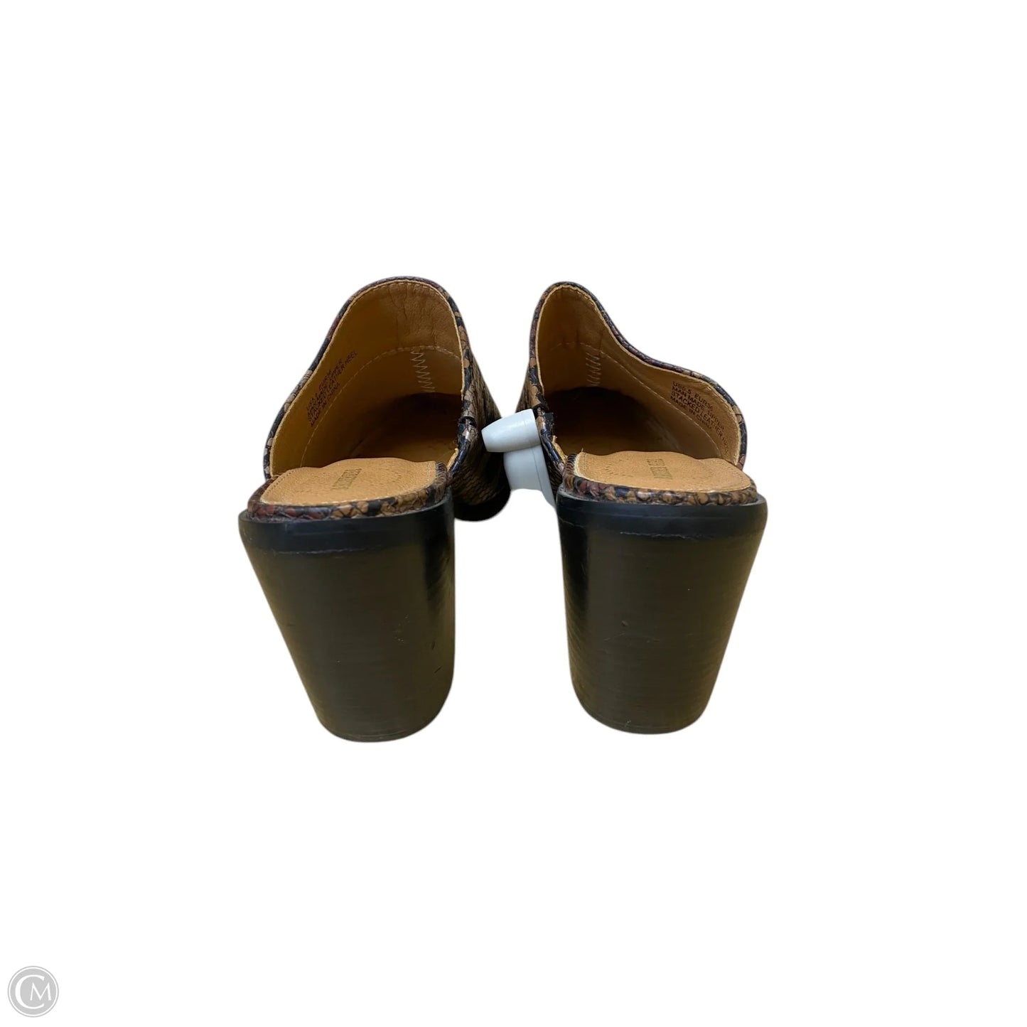 Shoes Heels Block By Clothes Mentor In Snakeskin Print, Size: 5.5