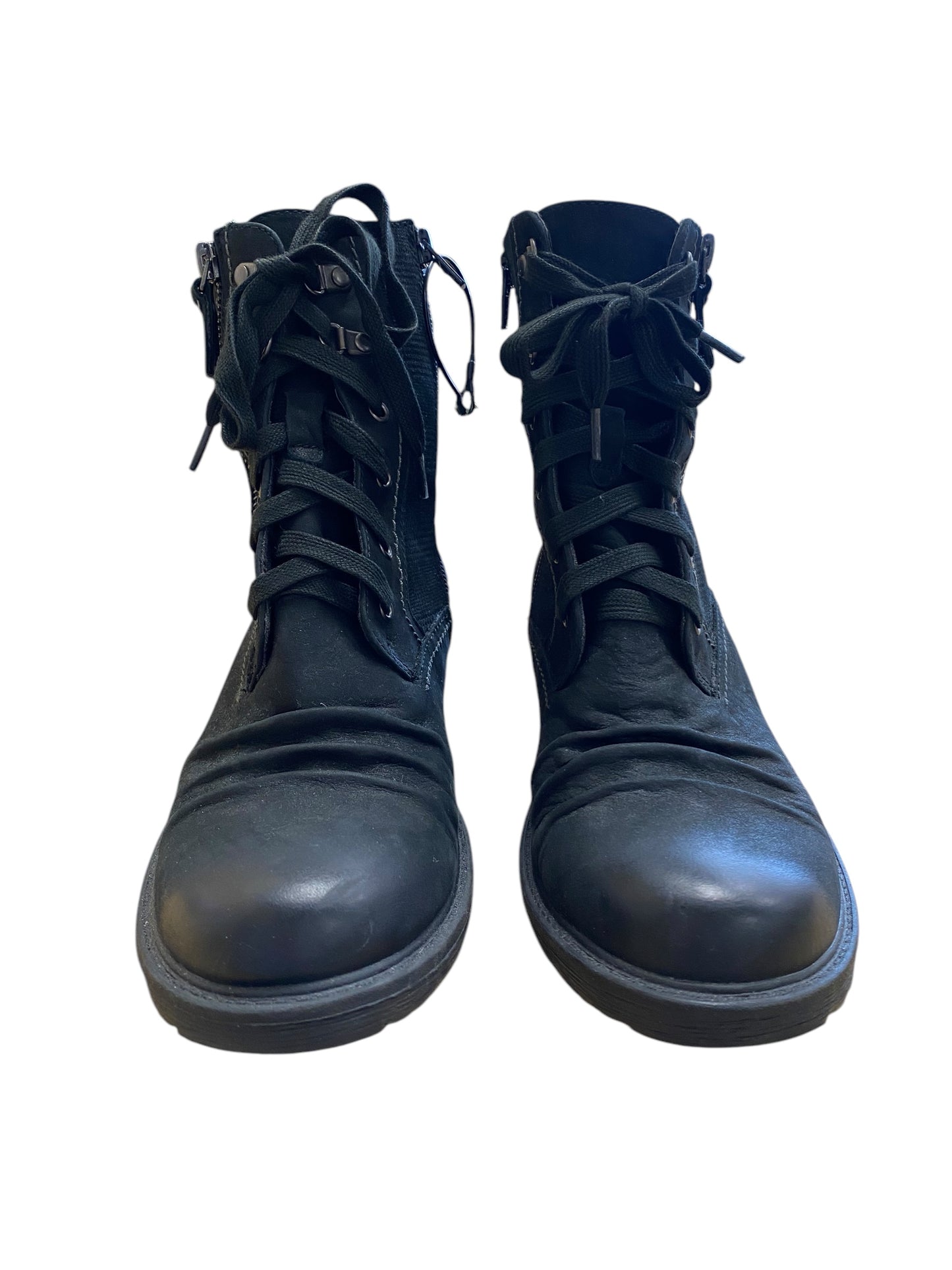 Boots Combat By Earth In Black, Size: 8