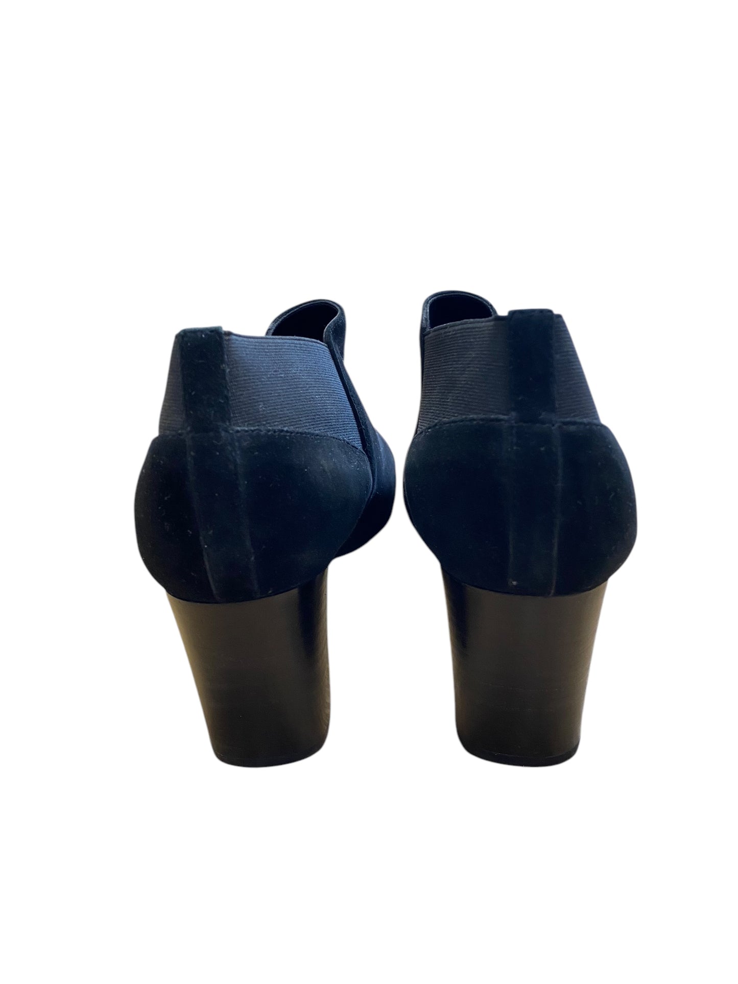 Boots Ankle Heels By Vaneli In Black, Size: 10