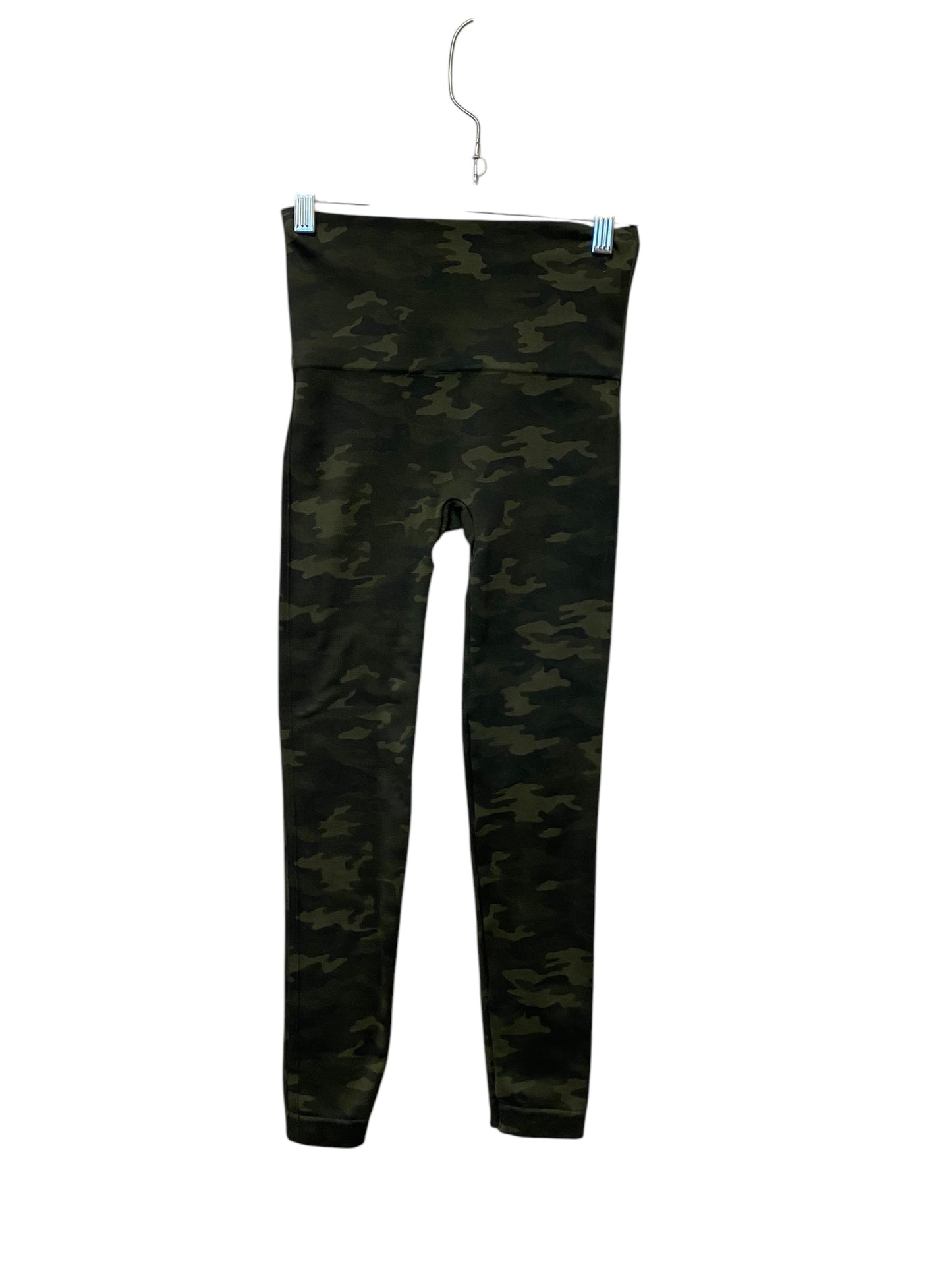 Athletic Leggings By Spanx In Camouflage Print, Size: S
