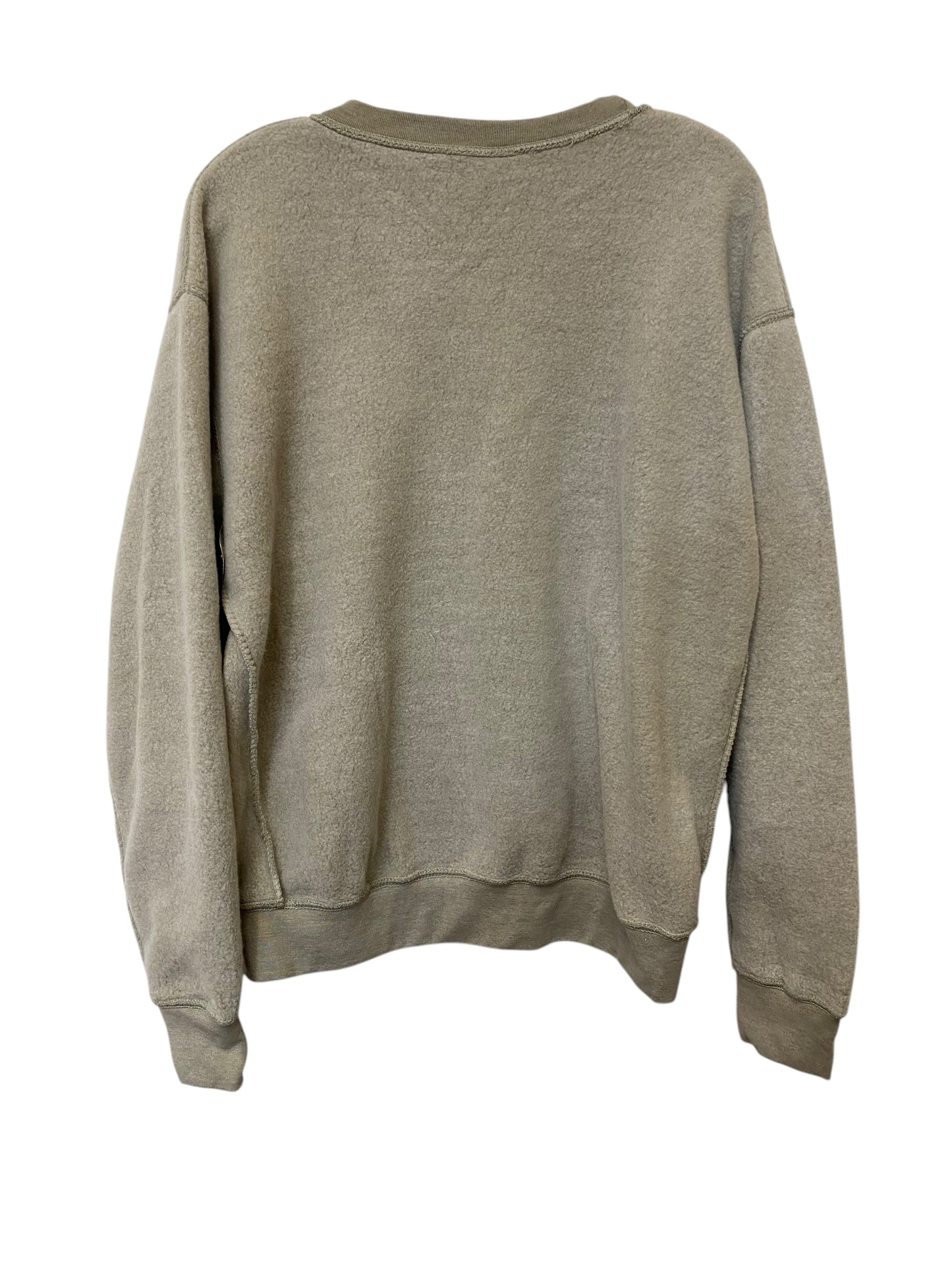 Sweatshirt Crewneck By Clothes Mentor In Taupe, Size: M