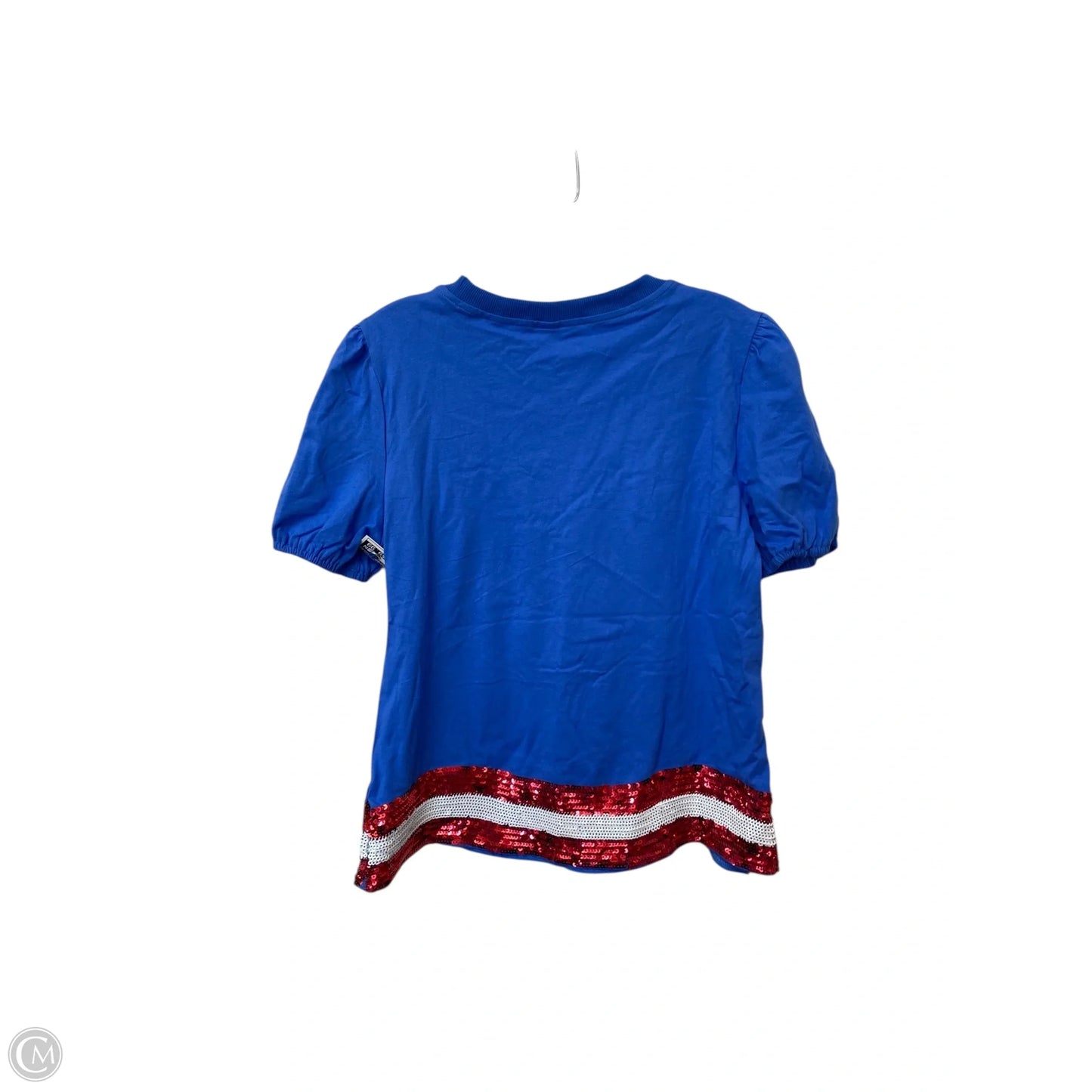 Top Short Sleeve By Clothes Mentor In Blue, Size: M