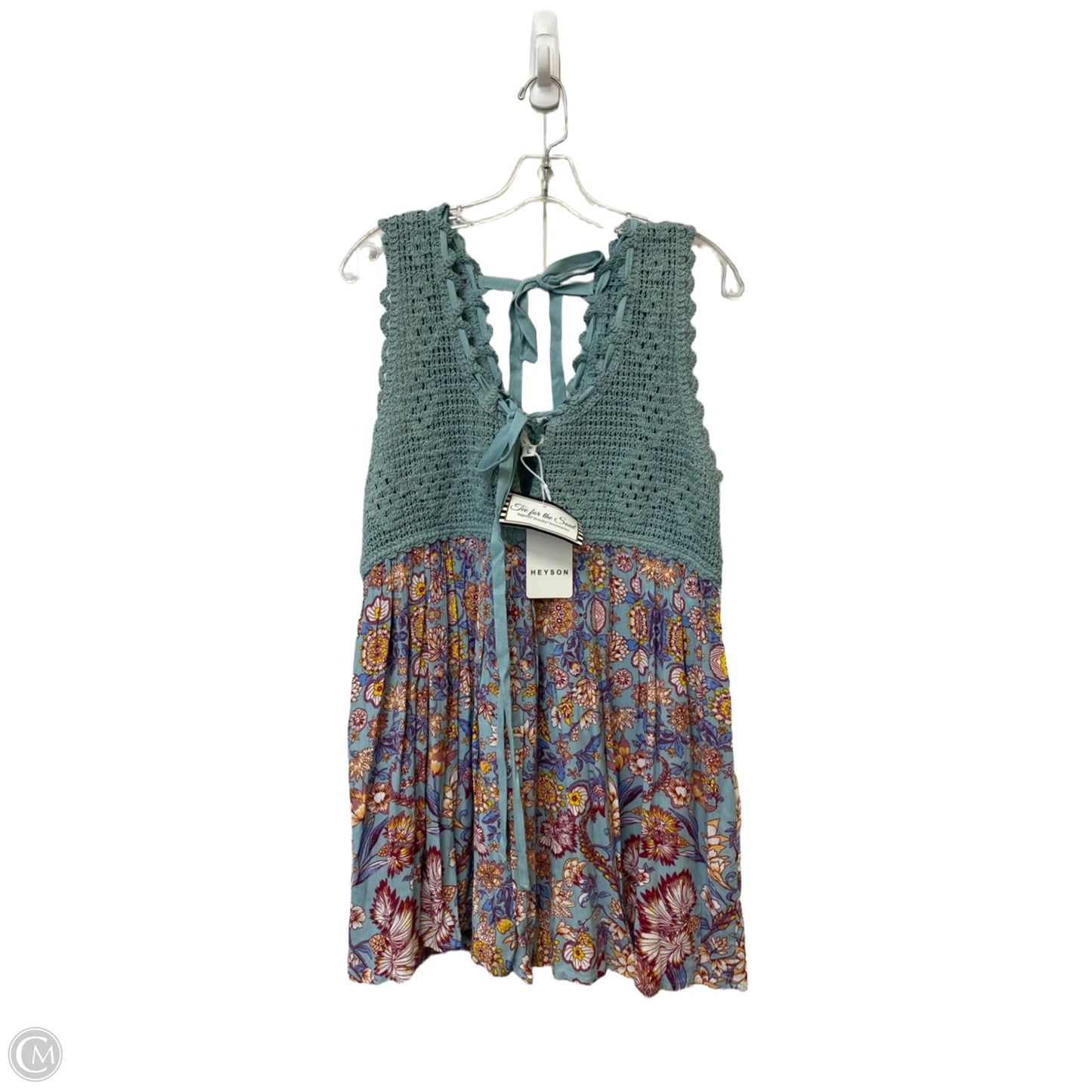 Swimwear Cover-up By Clothes Mentor In Blue, Size: L