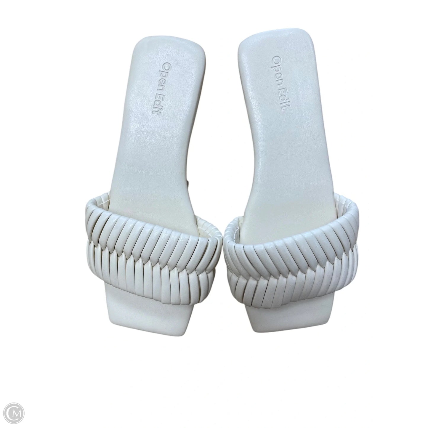 Sandals Flats By Open Edit In White, Size: 6.5