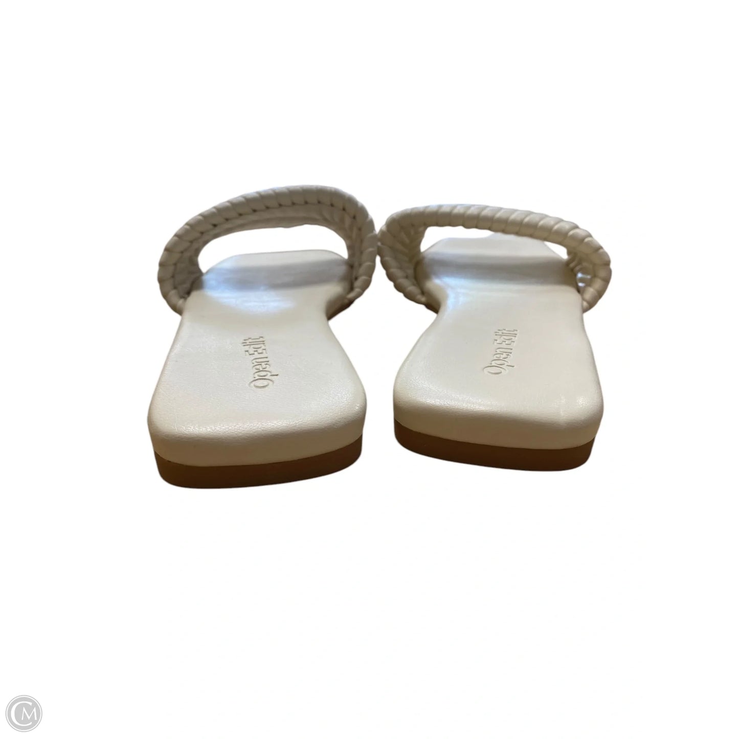 Sandals Flats By Open Edit In White, Size: 6.5