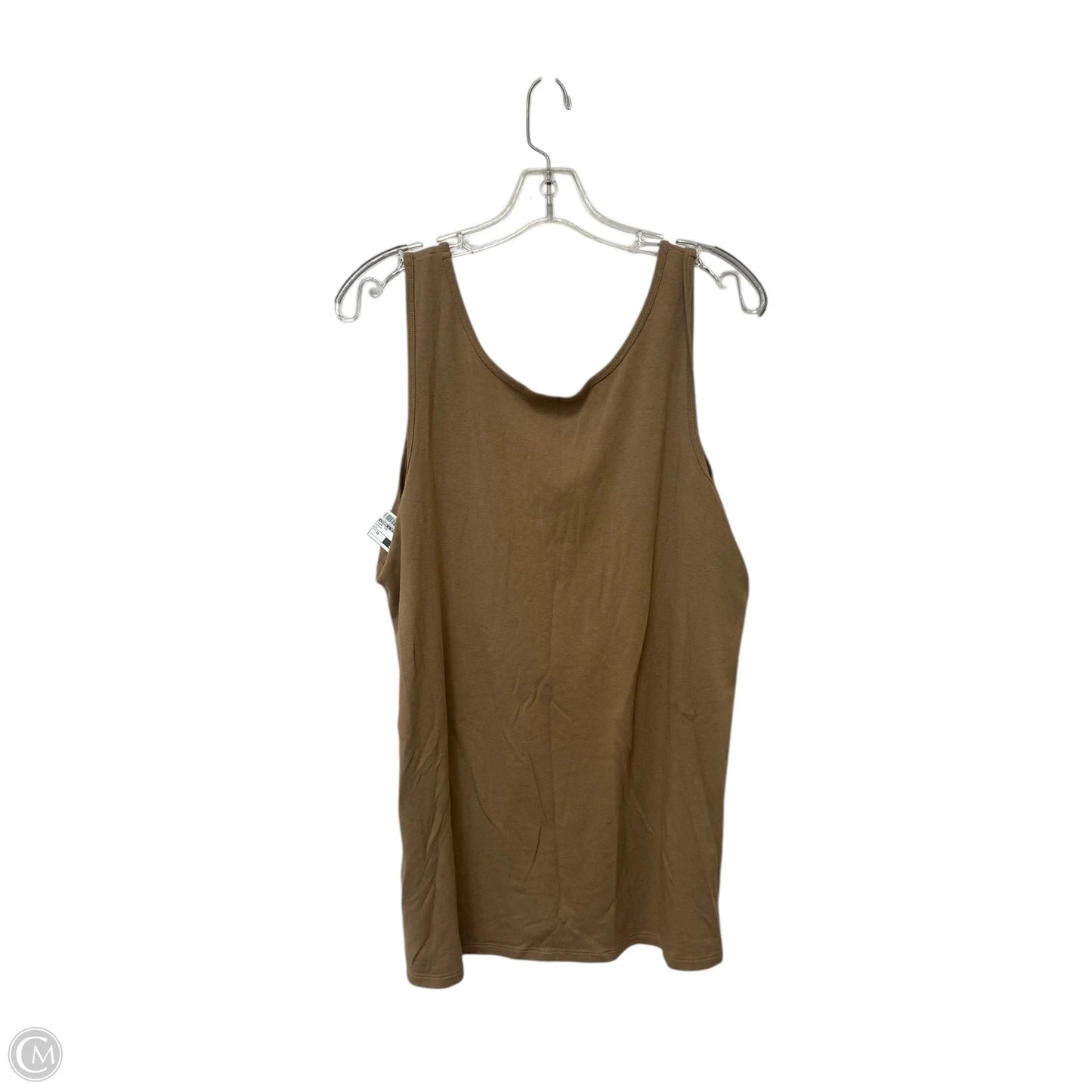 Tank Top By Terra & Sky In Brown, Size: 2x