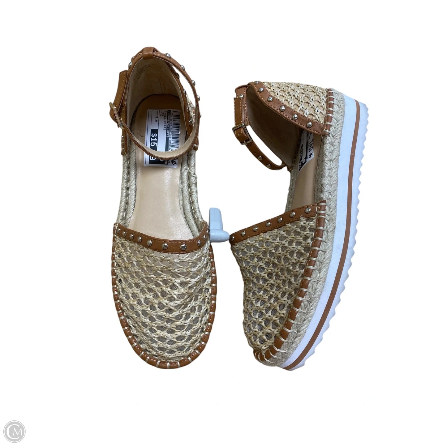 Shoes Flats By Jennifer Lopez In Tan, Size: 7.5