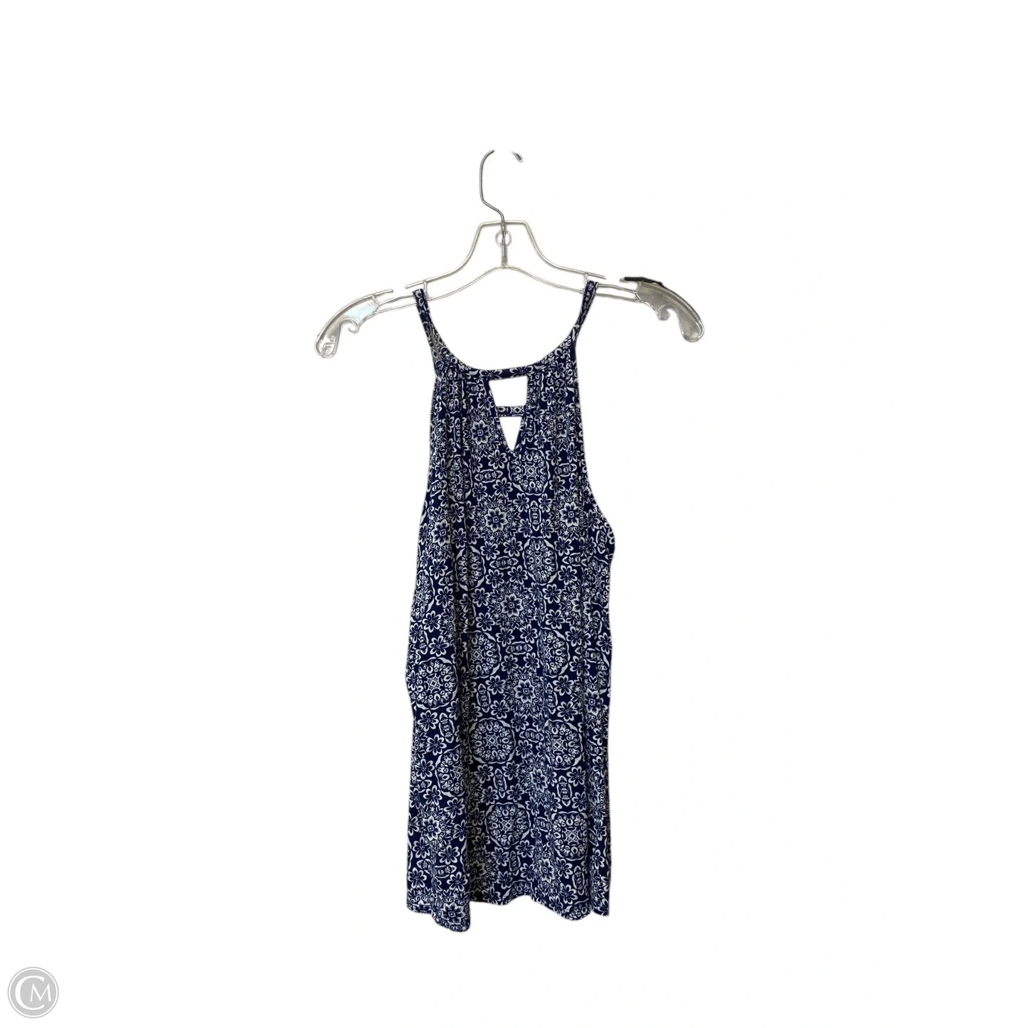 Top Sleeveless By Papermoon In Blue, Size: M