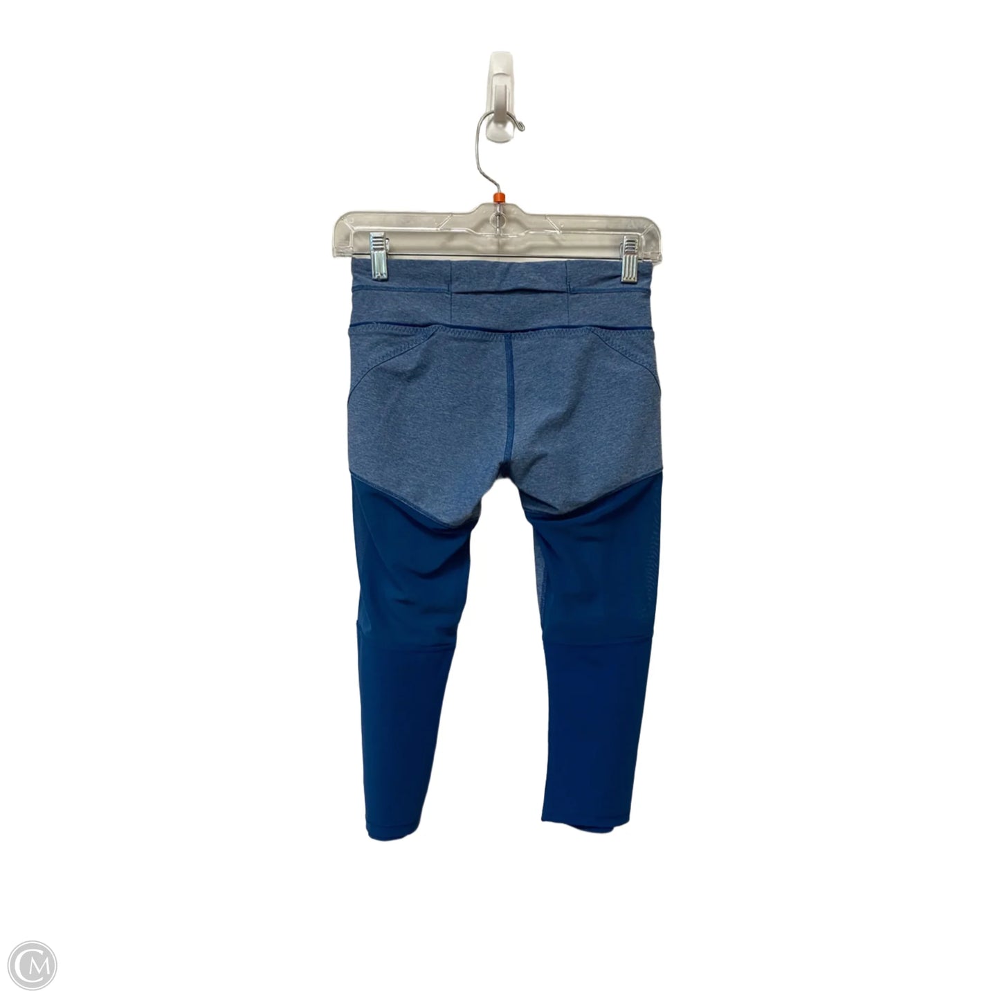 Athletic Capris By Lululemon In Blue, Size: 4
