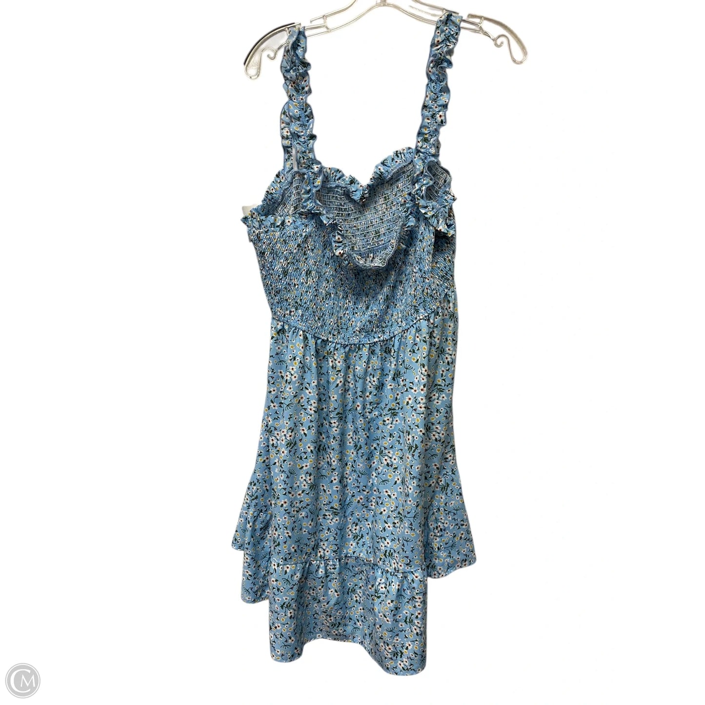 Dress Casual Midi By Clothes Mentor In Blue, Size: 3x