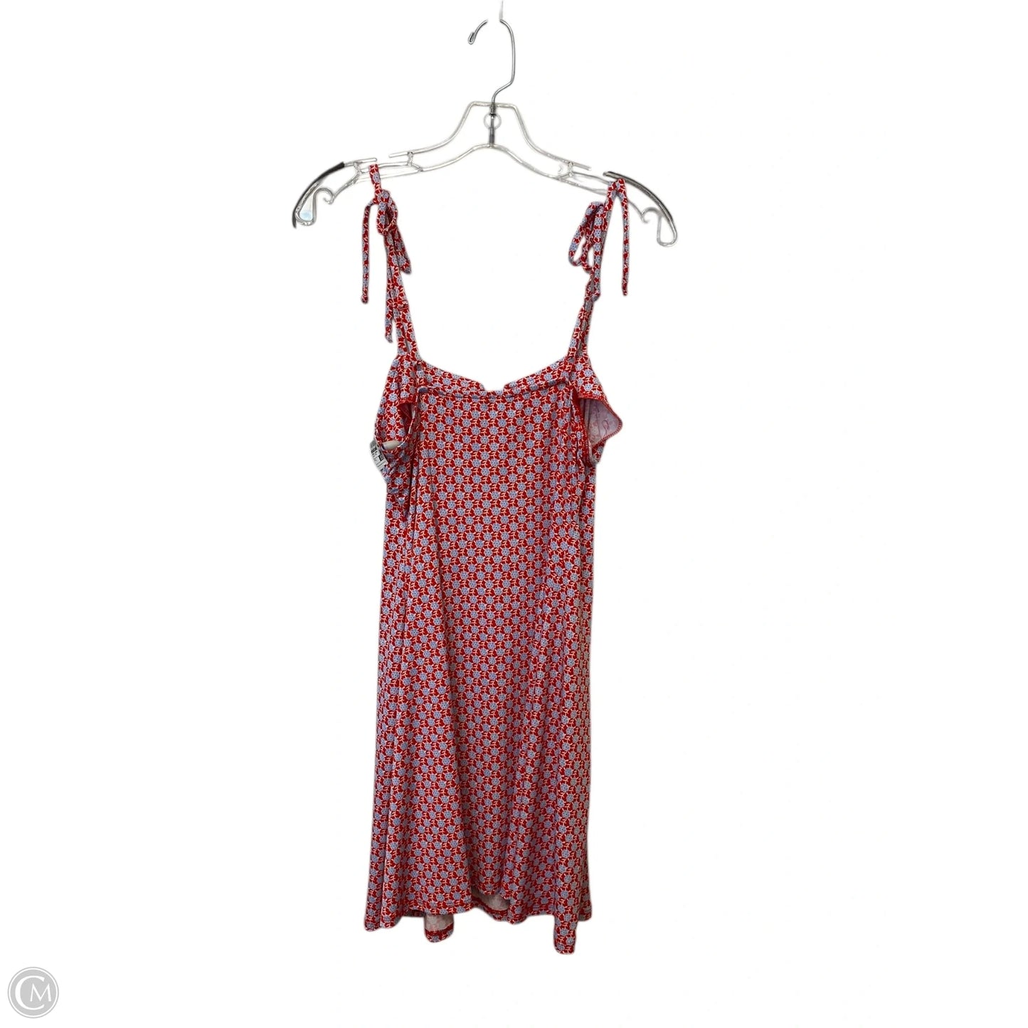 Dress Casual Short By Lily Rose In Blue & Red, Size: L