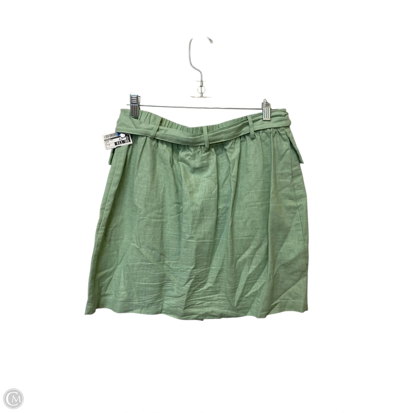 Skirt Midi By Nicole In Green, Size: M