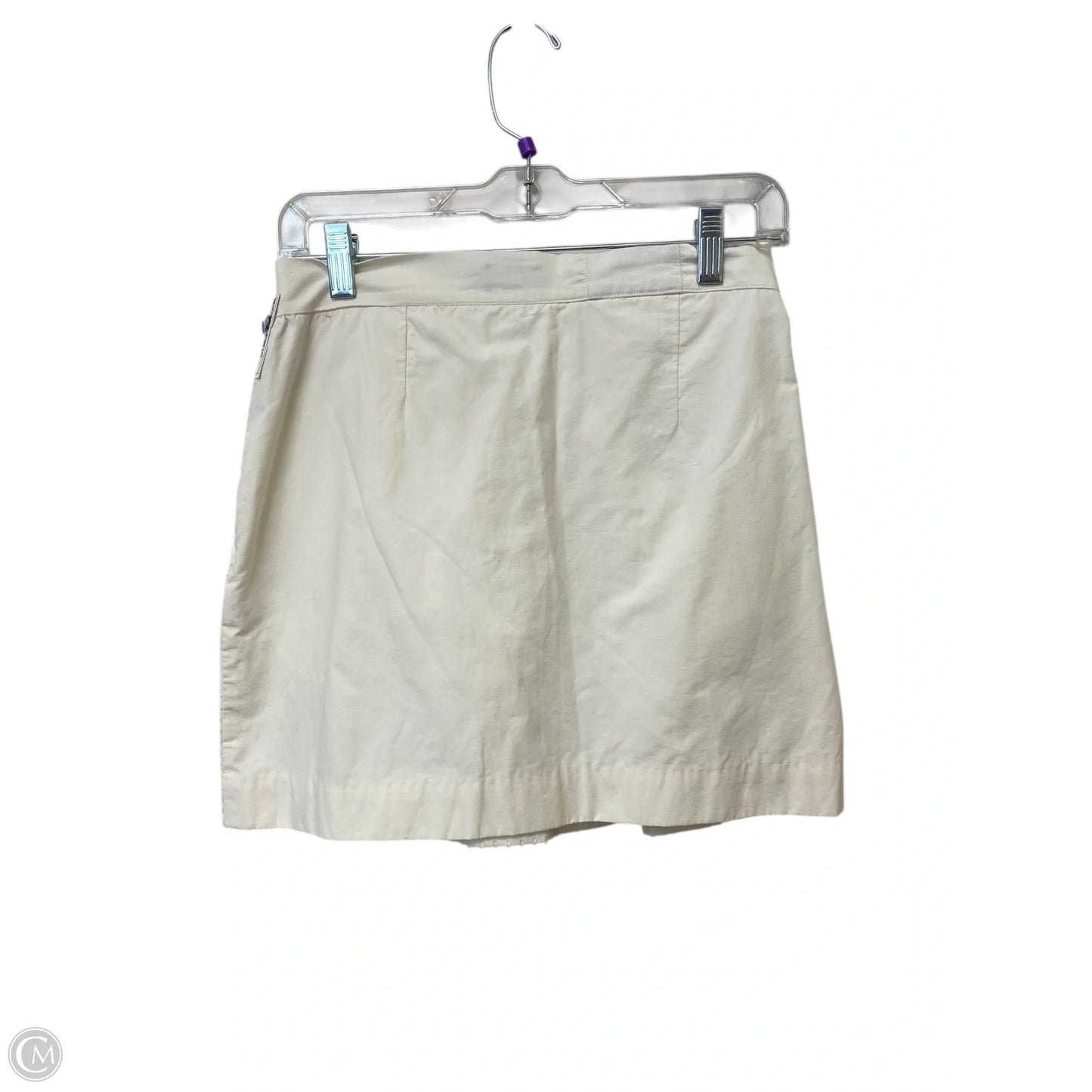 Skirt Designer By Kate Spade In White, Size: 4