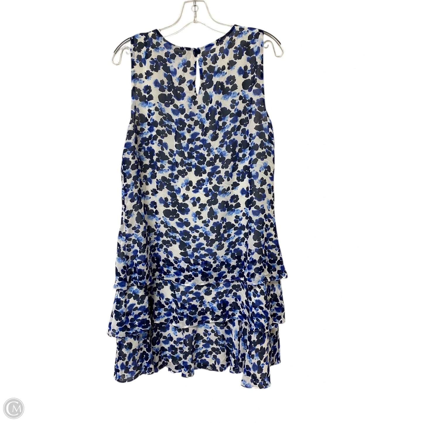 Dress Casual Midi By Lauren By Ralph Lauren In Blue, Size: 12