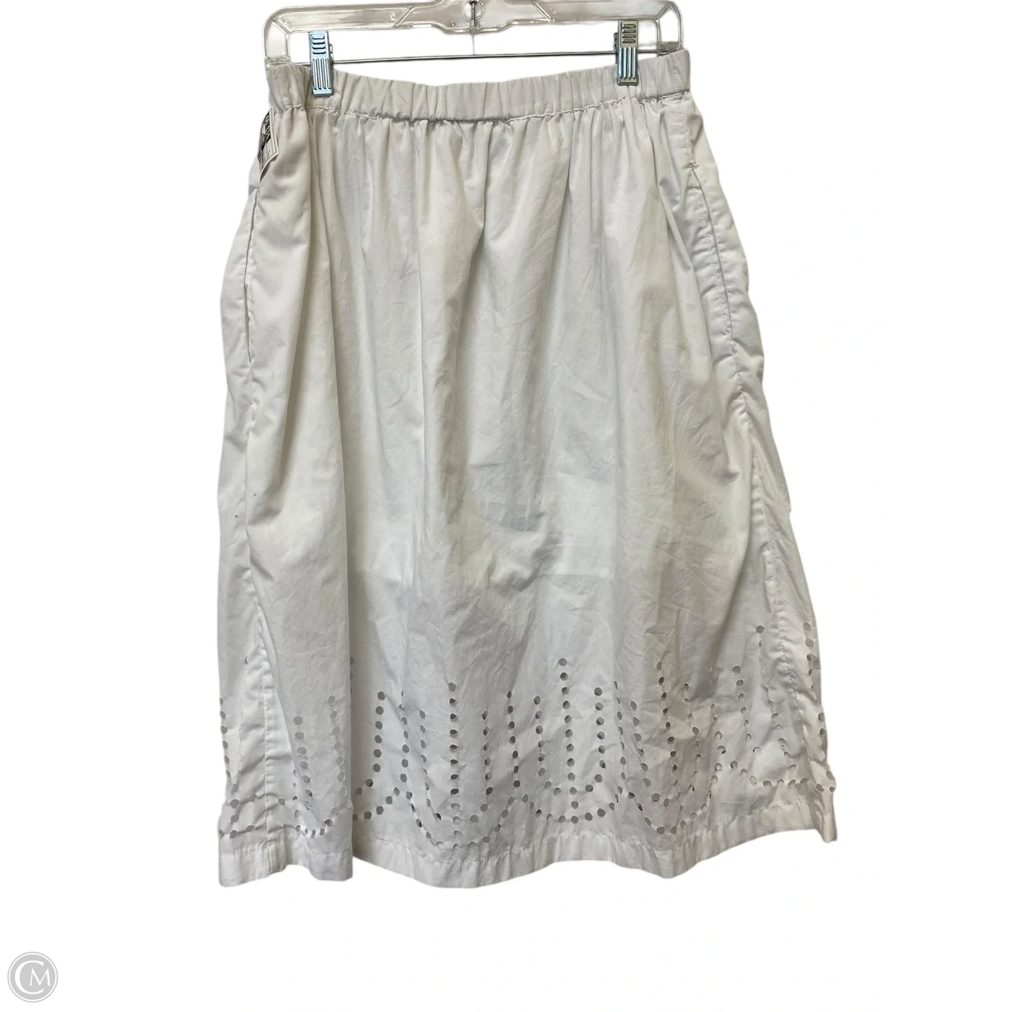 Skirt Midi By Gap In White, Size: L