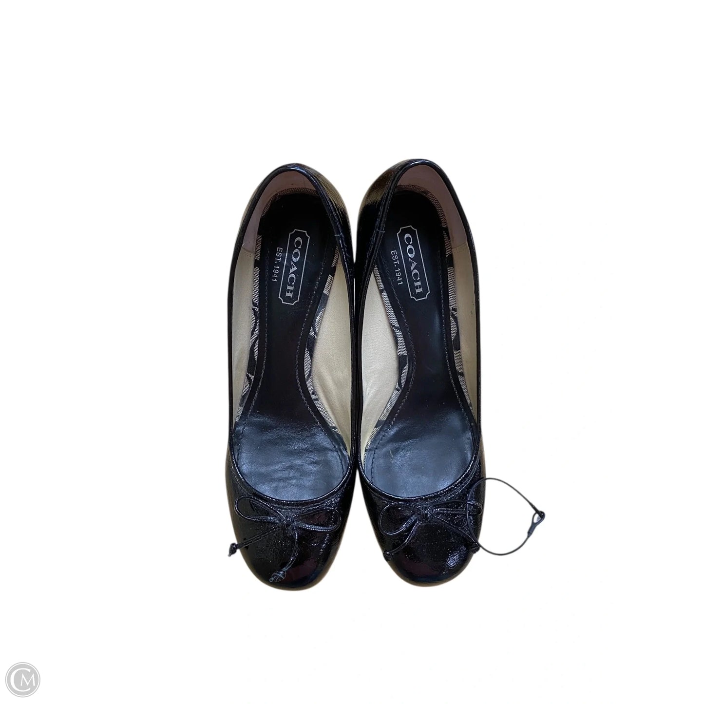 Shoes Designer By Coach In Black, Size: 10