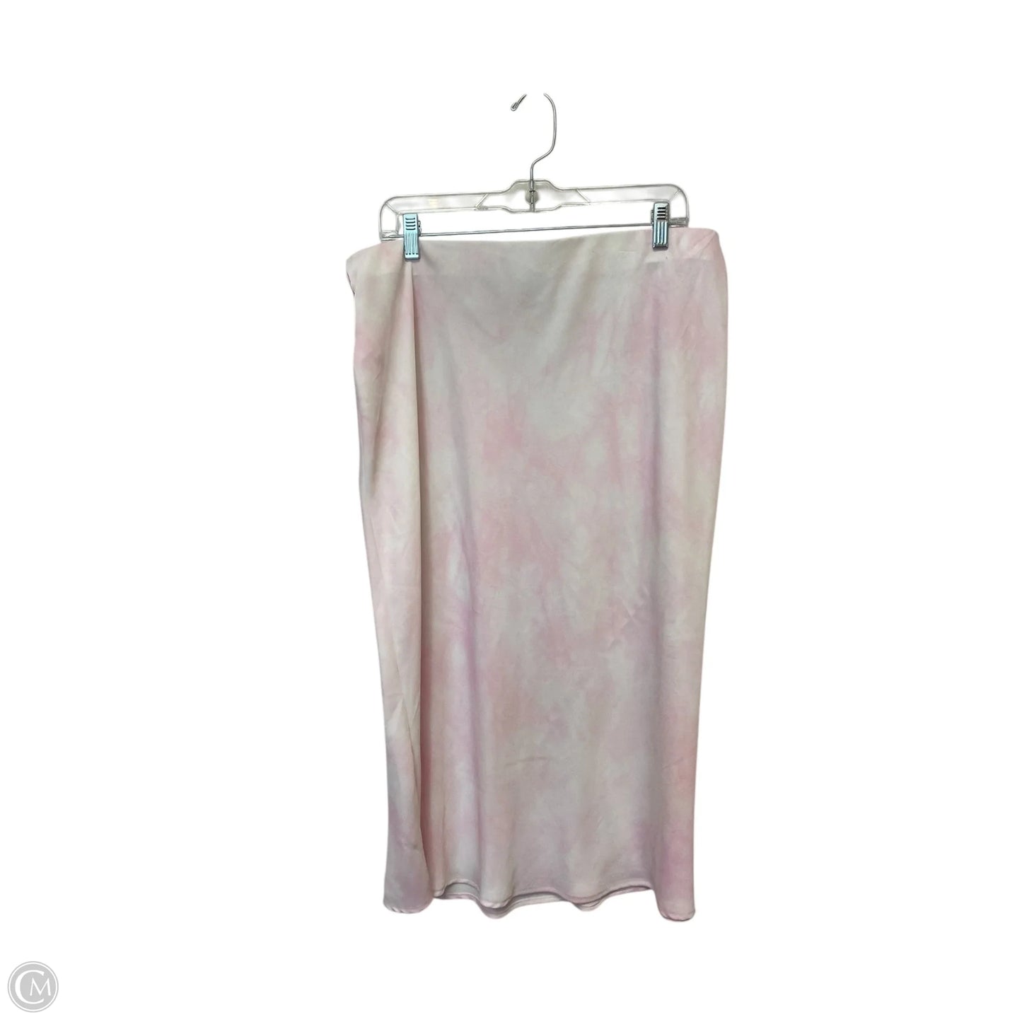 Skirt Maxi By A New Day In Pink, Size: Xxl