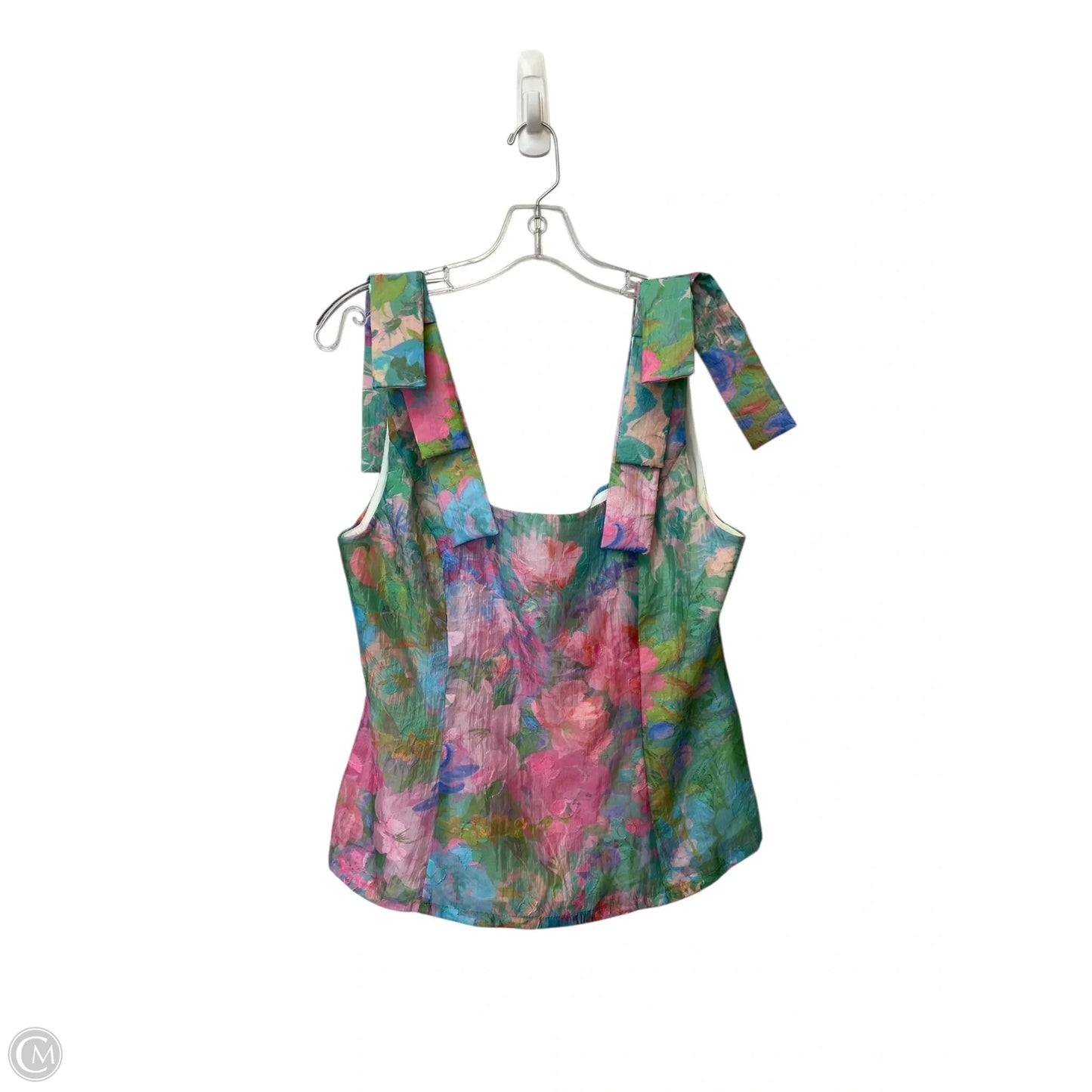 Top Sleeveless By Cmb In Multi-colored, Size: Xl