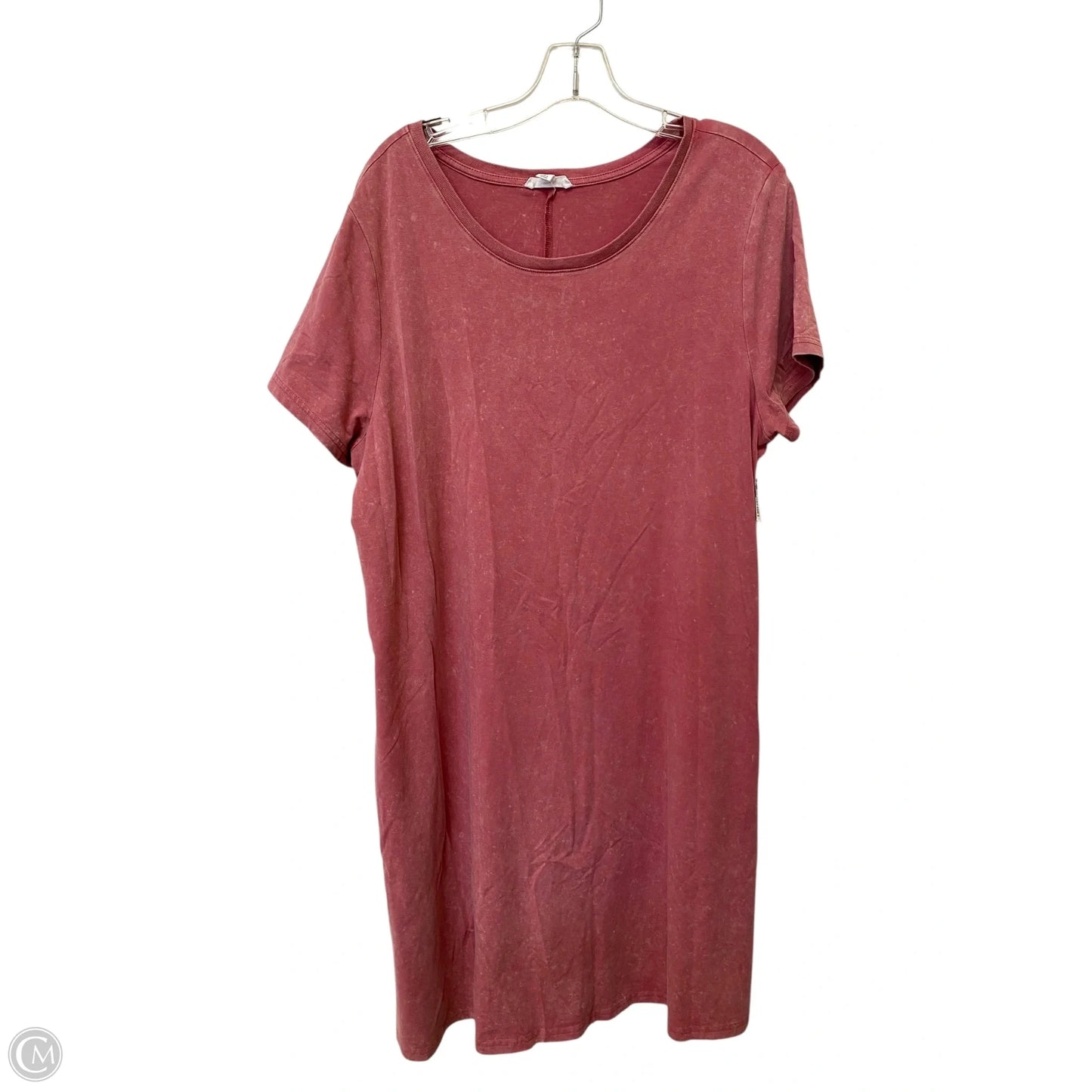 Dress Casual Short By Chicsoul In Pink, Size: 2x