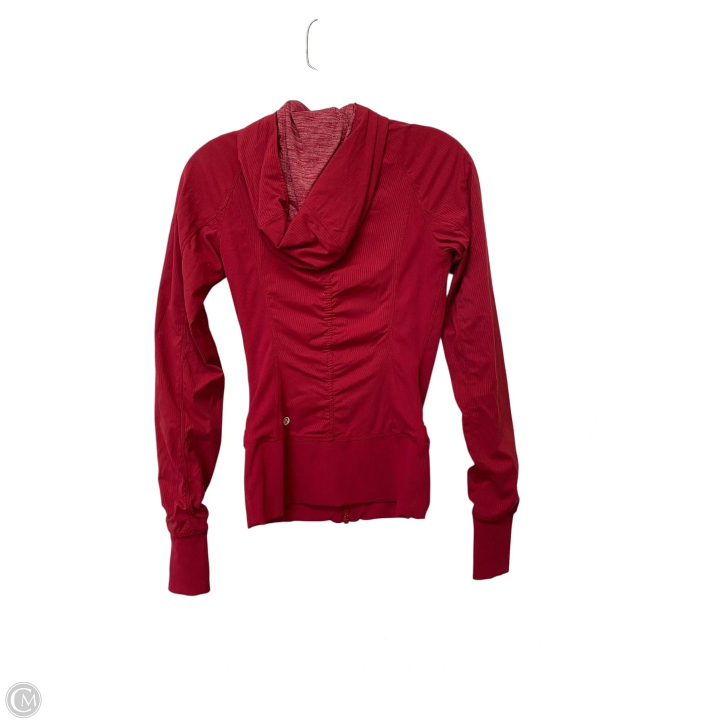 Athletic Jacket By Lululemon In Red, Size: 4