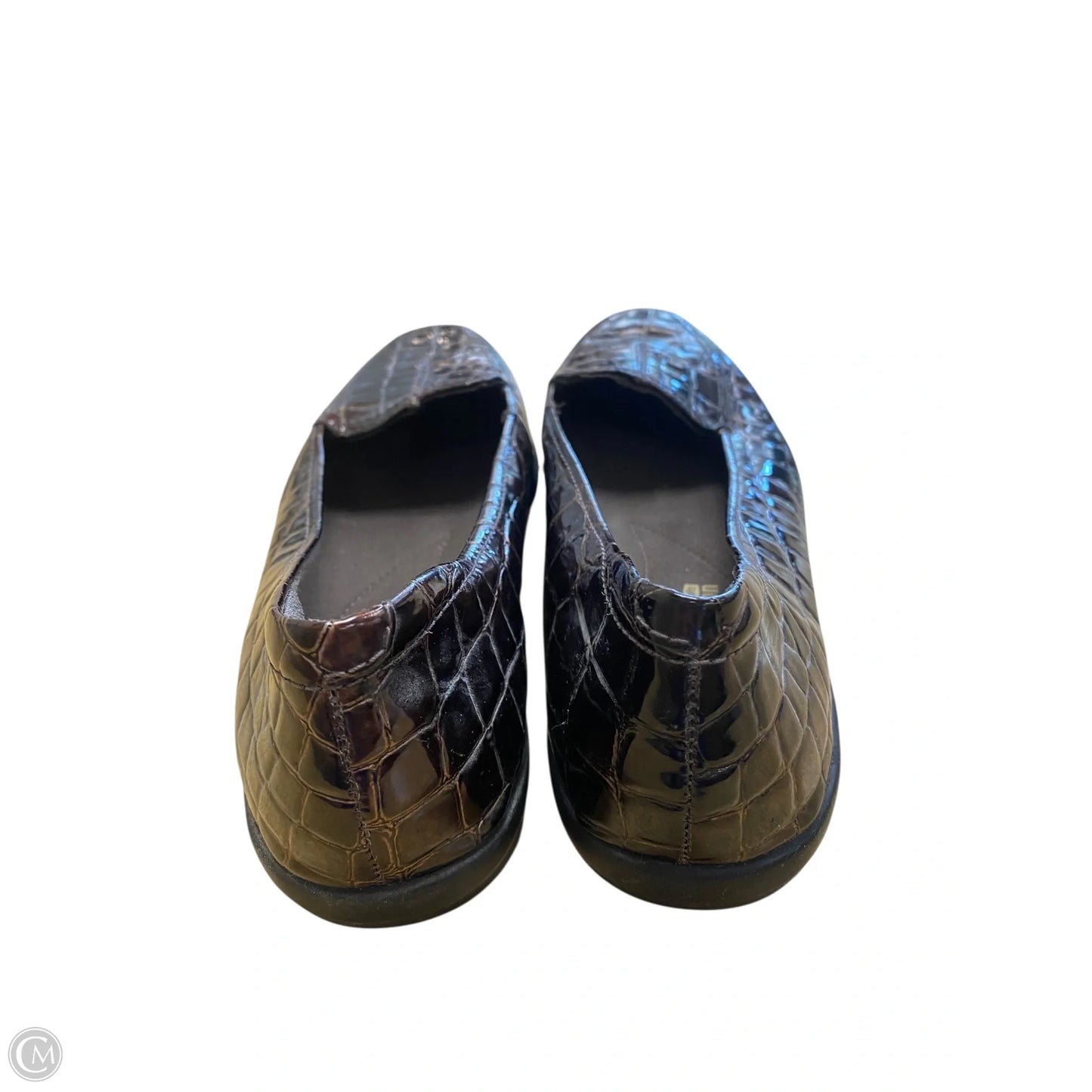 Shoes Flats By Clarks In Brown, Size: 8.5