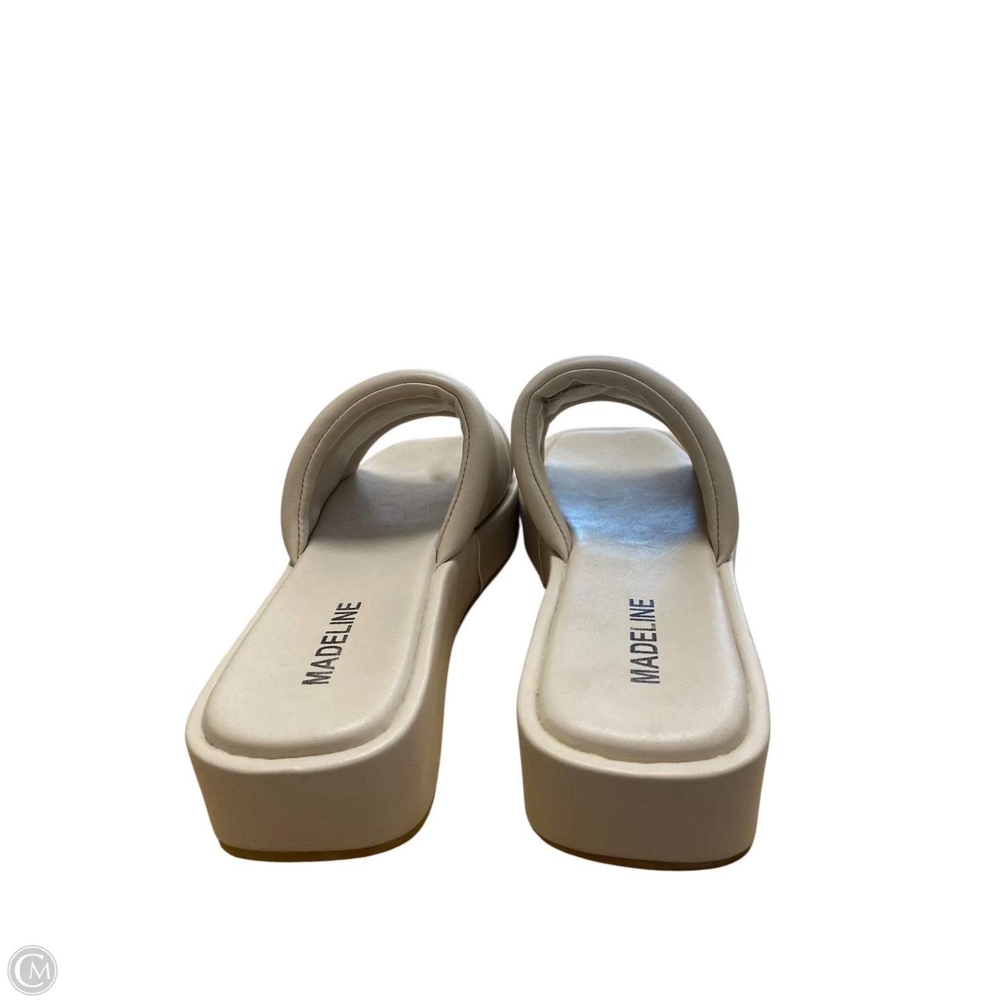 Sandals Flats By Madeline In Cream, Size: 7.5