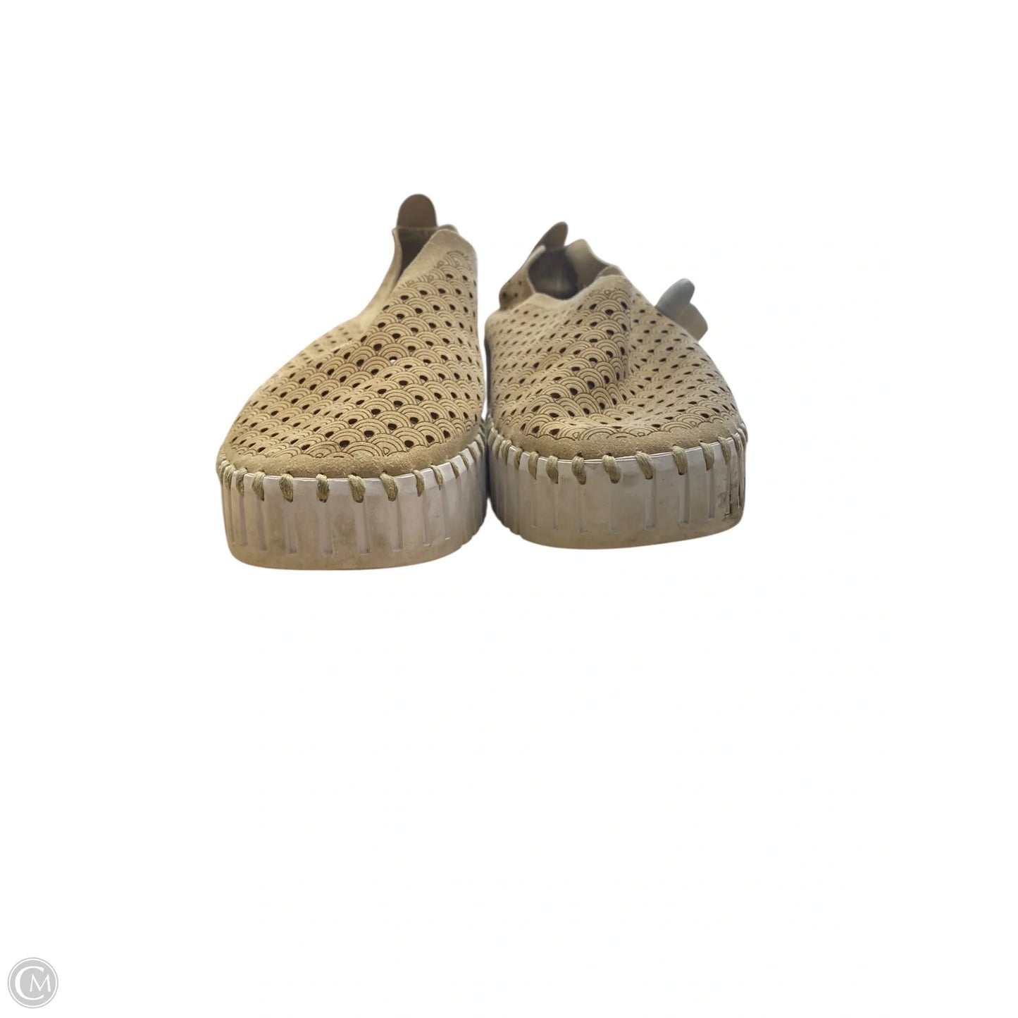 Shoes Flats By Clothes Mentor In Tan, Size: 10