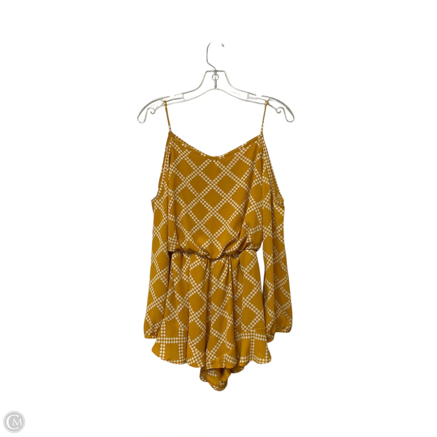 Romper By Clothes Mentor In Yellow, Size: S