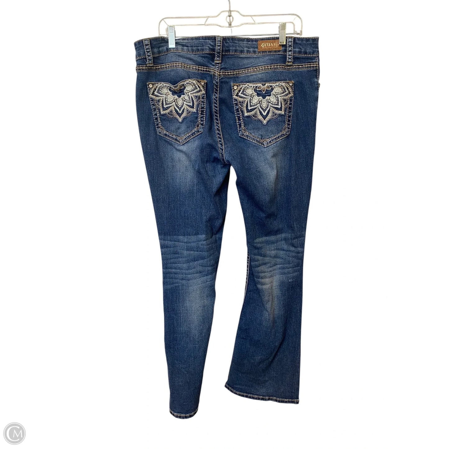 Jeans Boot Cut By Clothes Mentor In Blue Denim, Size: 16