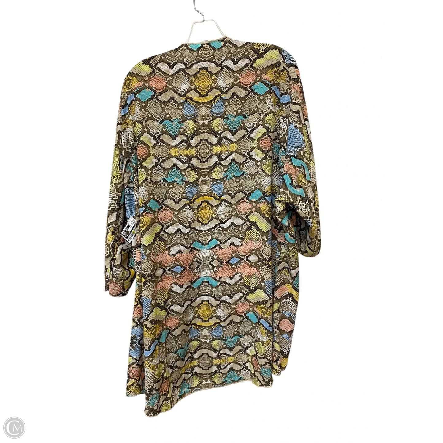 Shawl By Cme In Snakeskin Print, Size: L