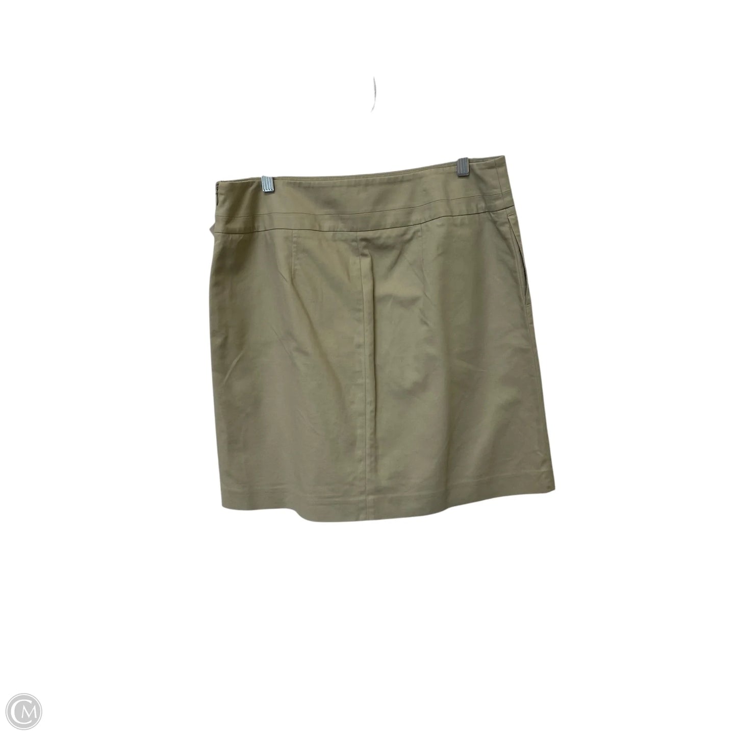 Skirt Midi By Loft In Tan, Size: 14