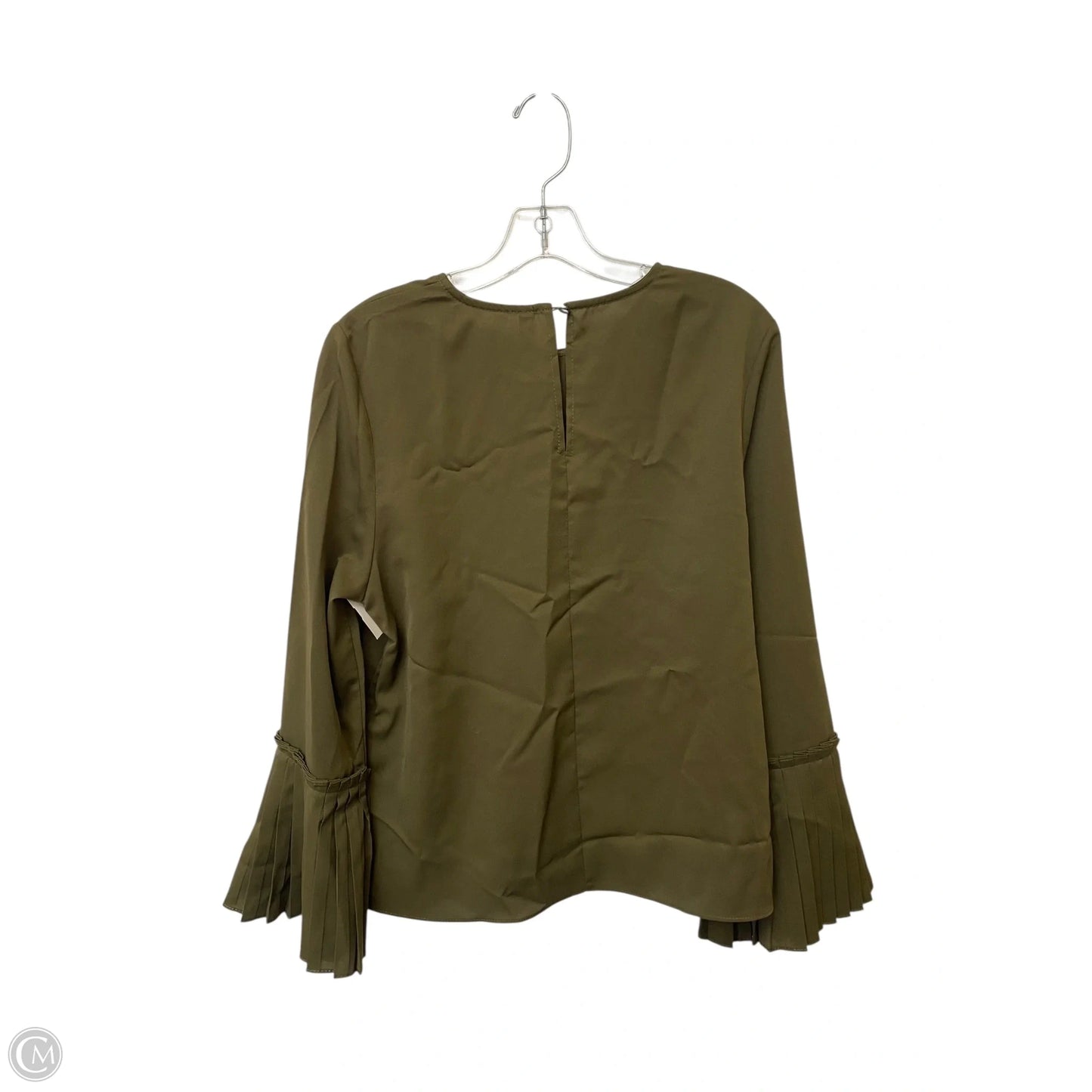 Top Long Sleeve By Glam In Green, Size: S