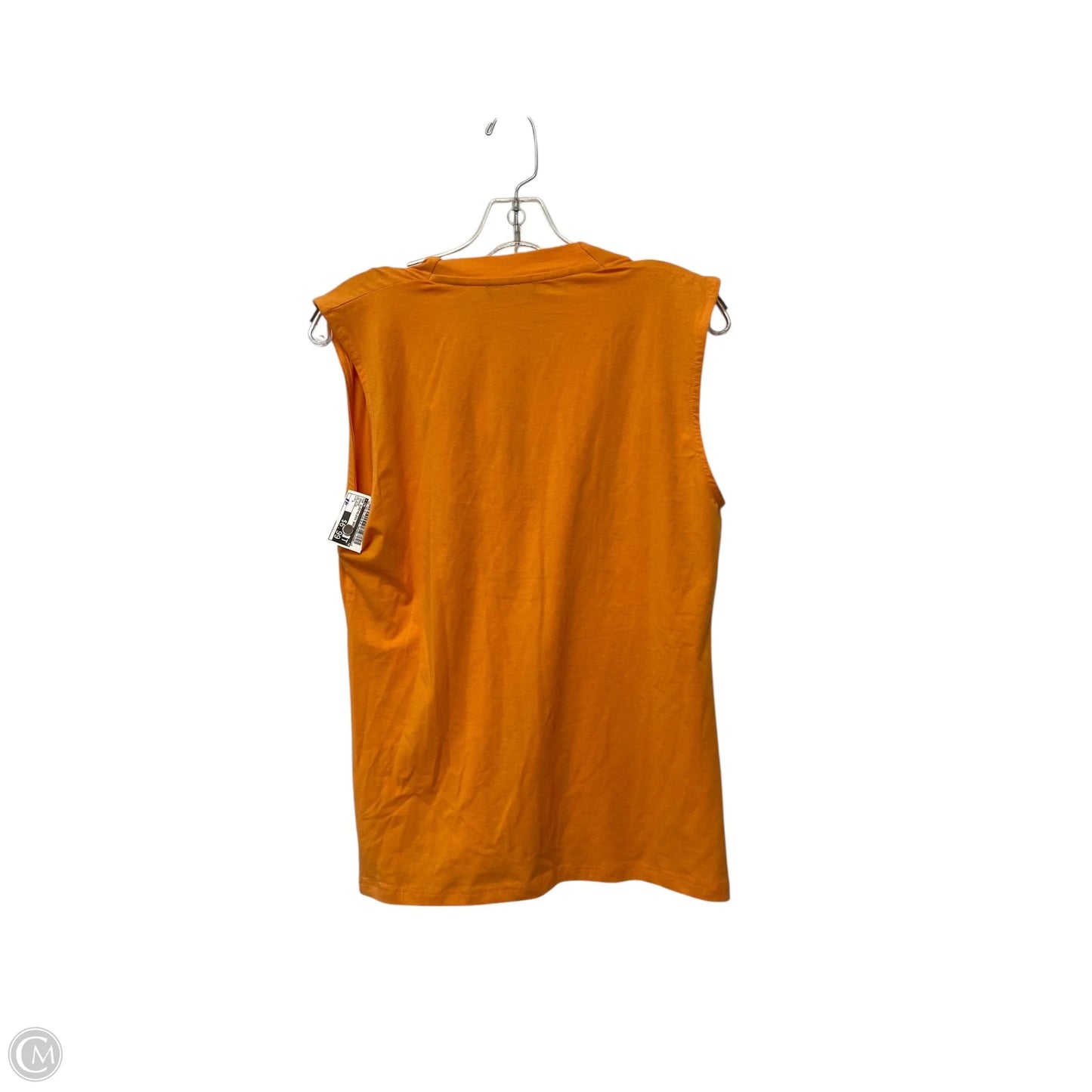 Top Sleeveless Basic By Cme In Orange, Size: L