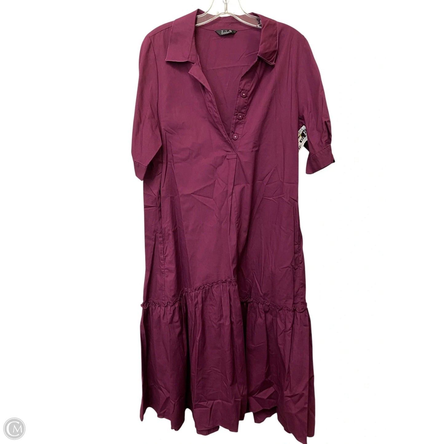 Dress Casual Maxi By Cme In Purple, Size: Xl