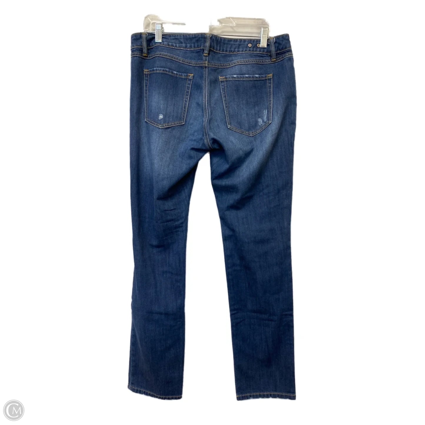 Jeans Boyfriend By Cabi In Blue Denim, Size: 8