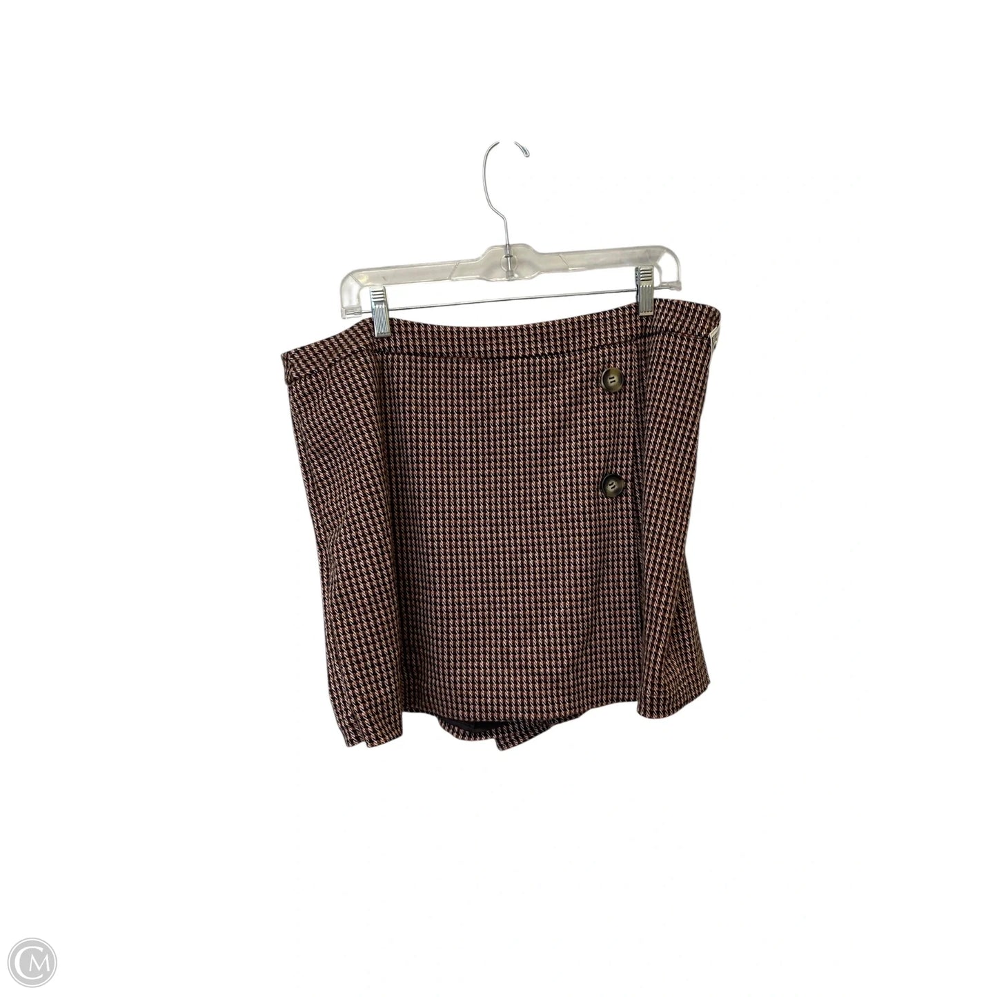 Skort By Skies Are Blue In Plaid Pattern, Size: Xl