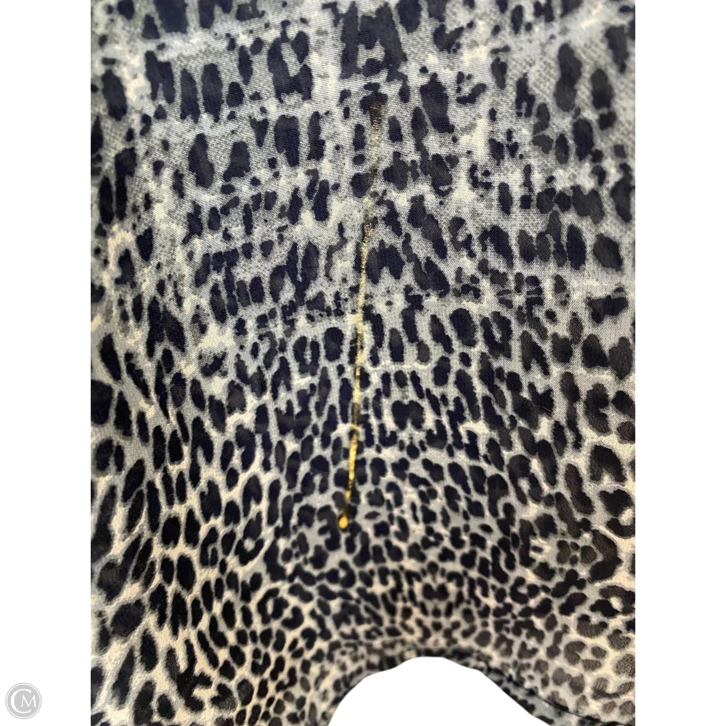 Top Long Sleeve By Antilia Femme In Blue, Size: M